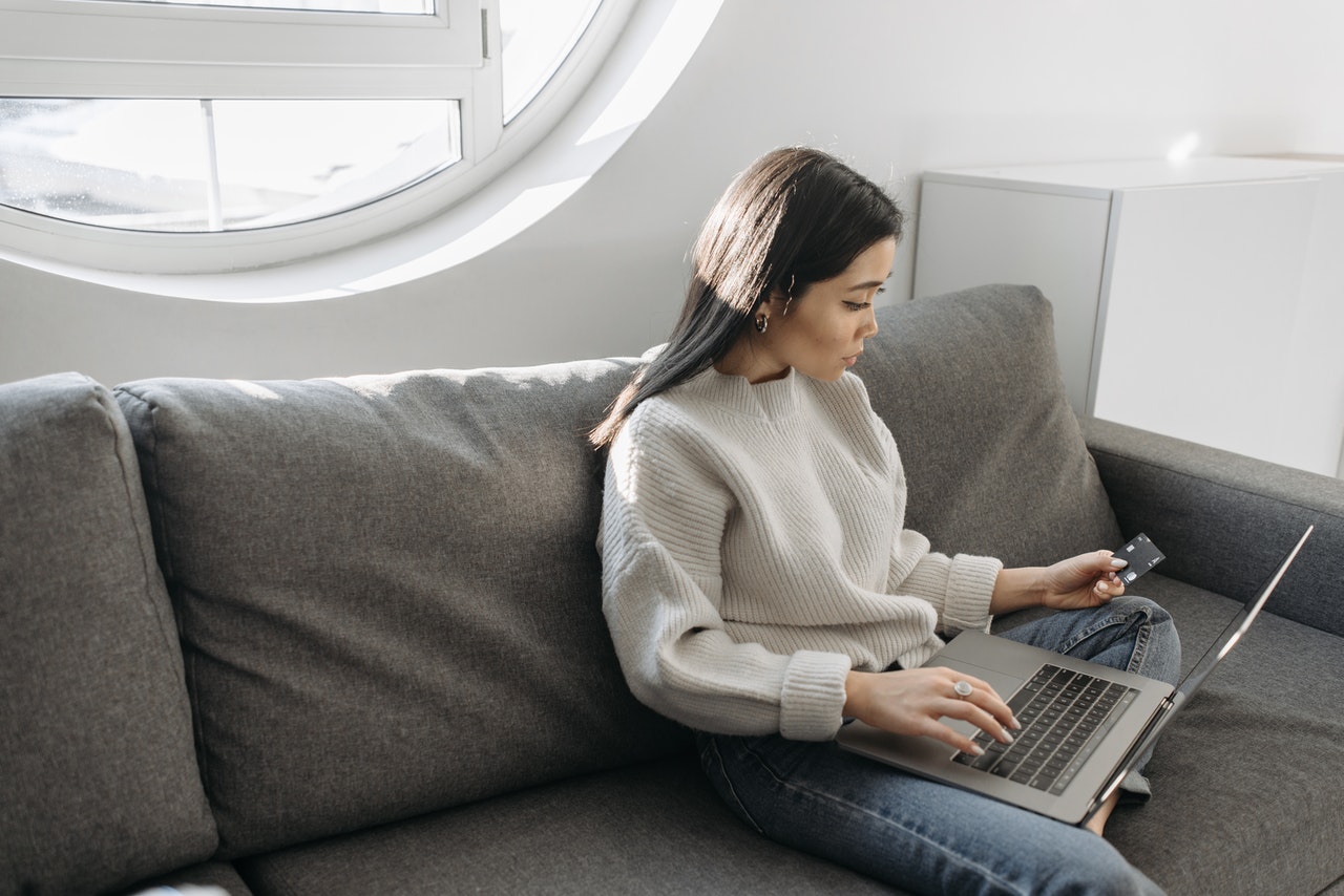 Woman Online Shopping