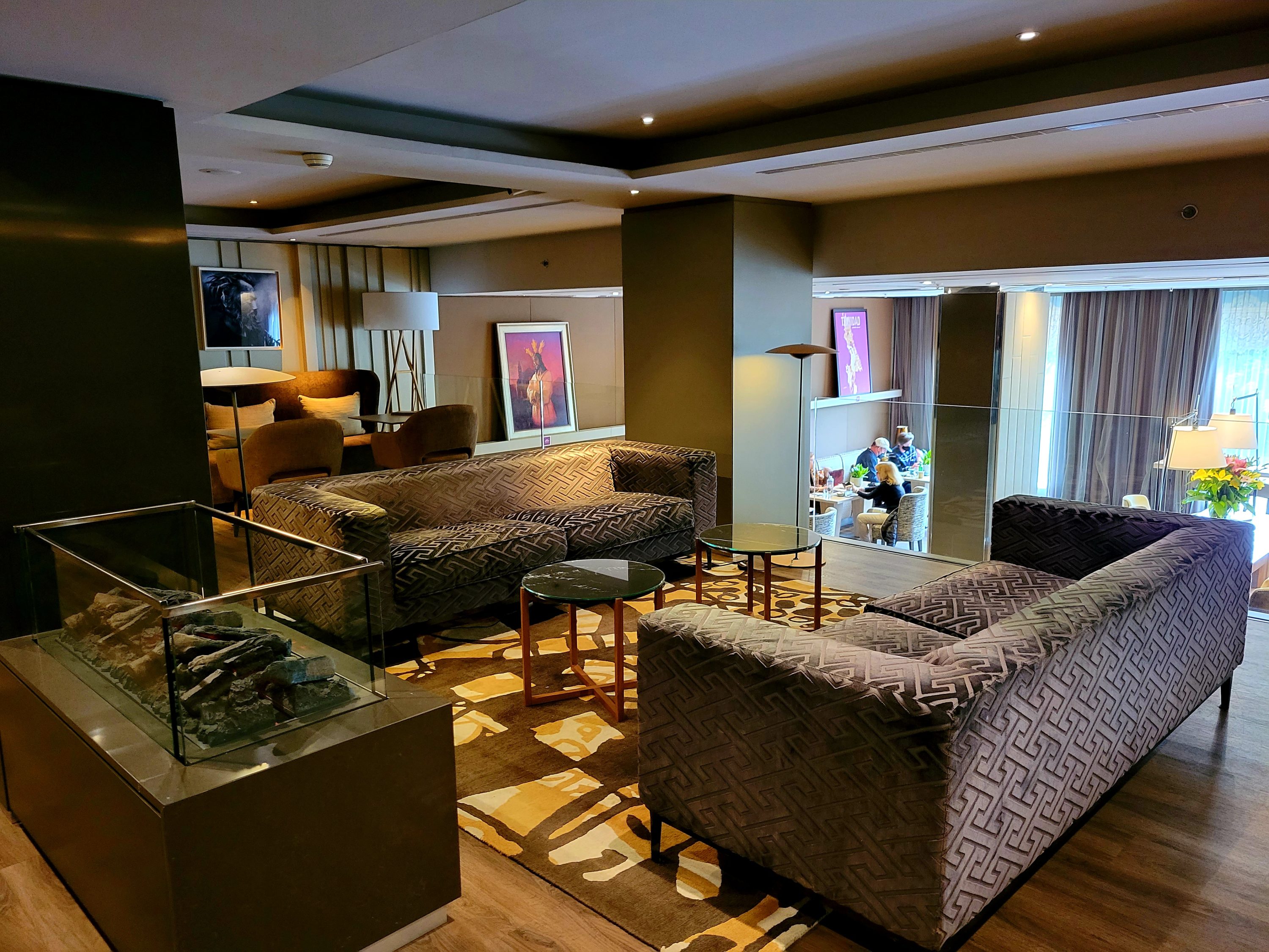 AC Hotel Malaga Palacio Bar Upper Sitting Area