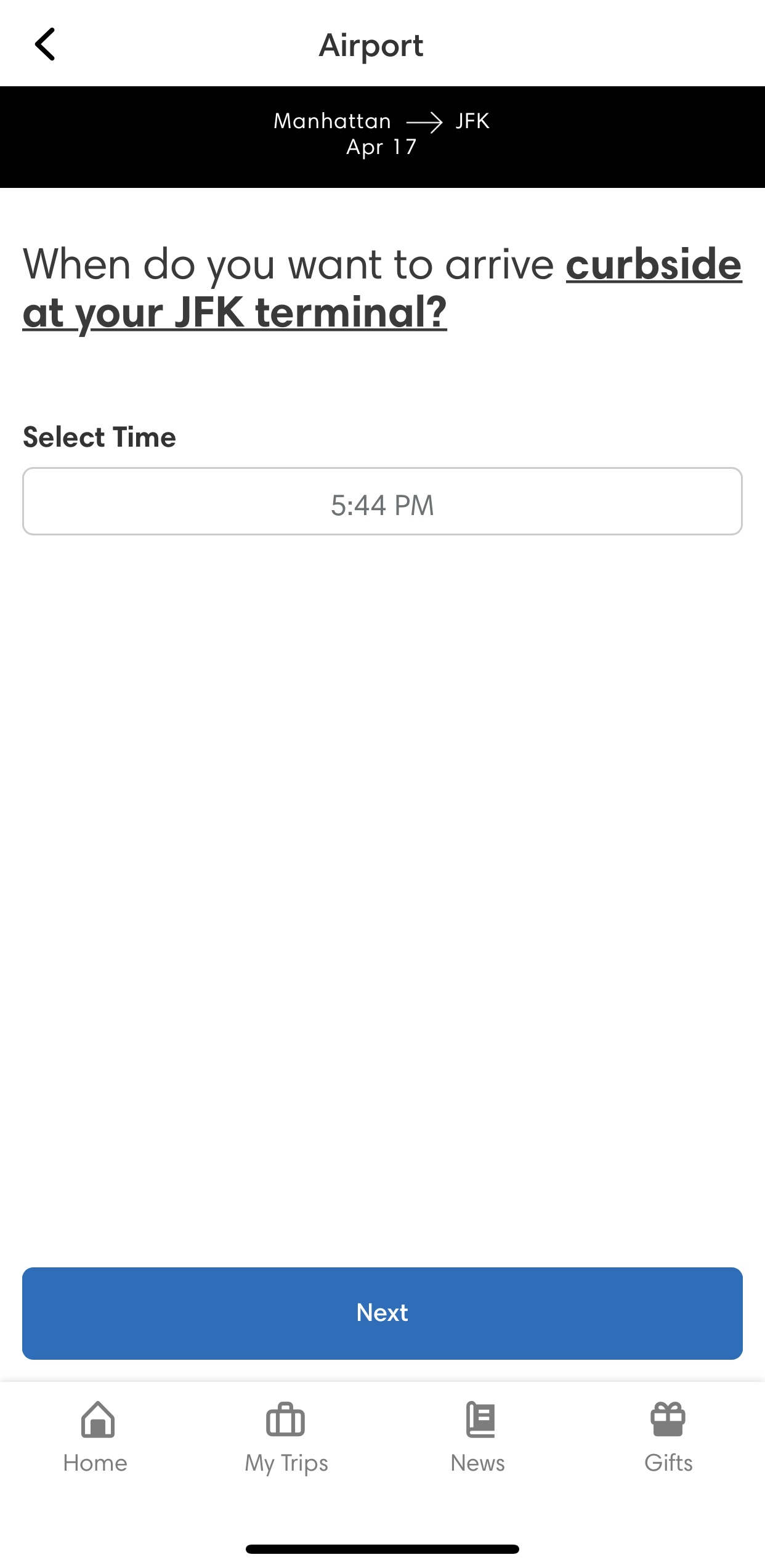 BLADE booking process 4 BLADE booking process 4
