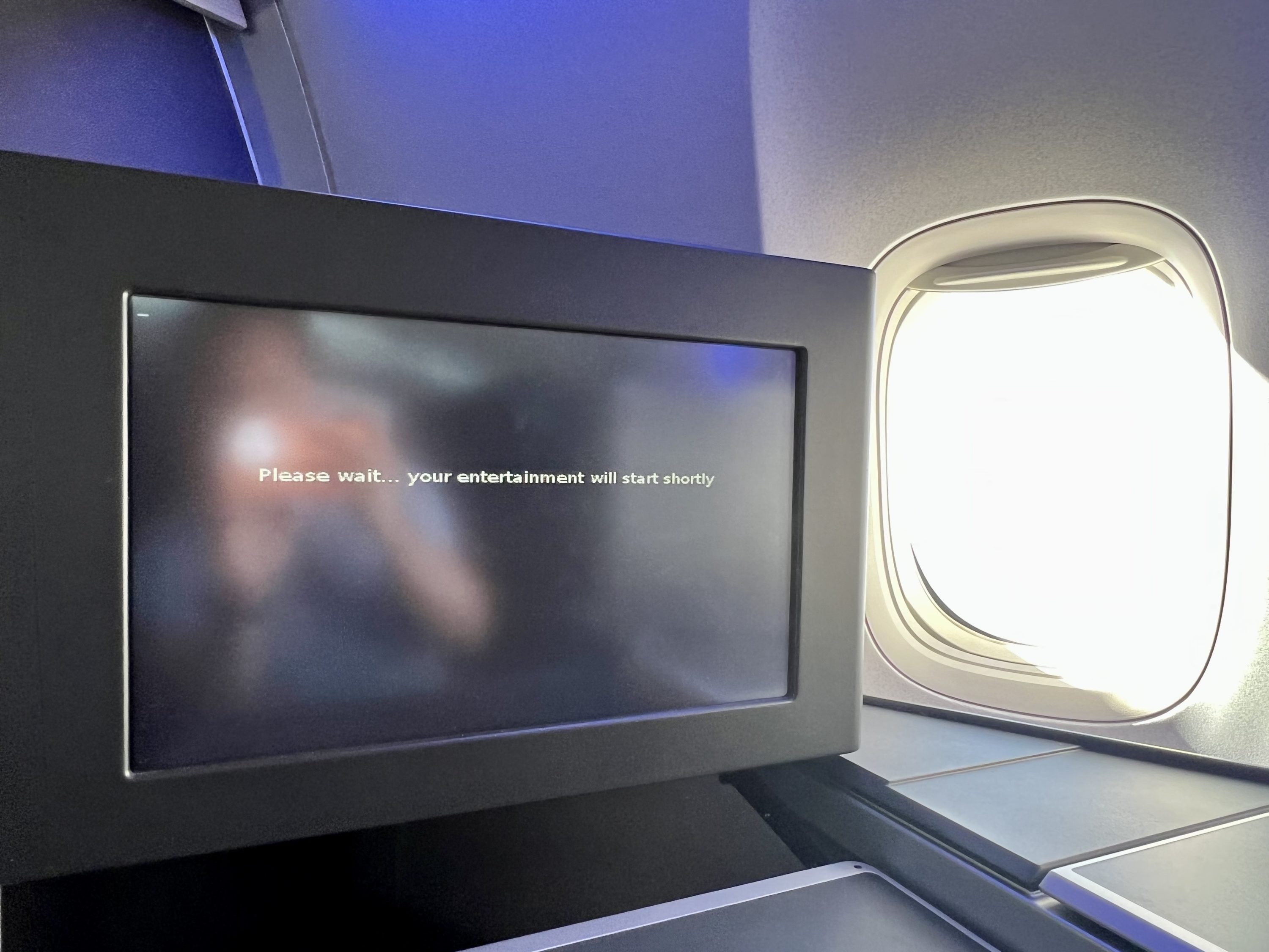 British Airways Boeing 777 300 Club Suite IFE reset