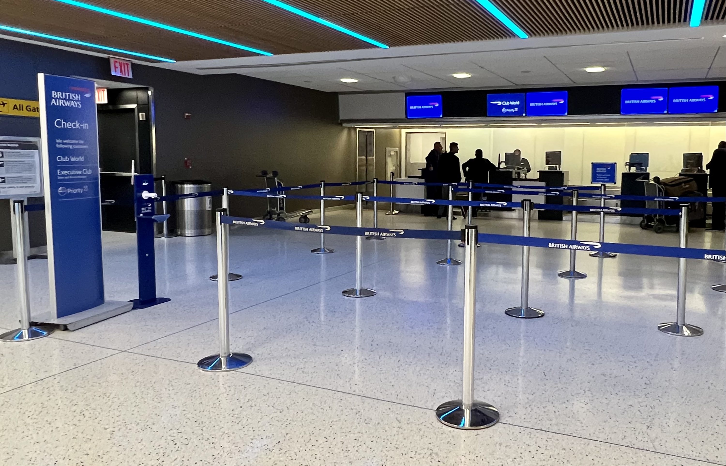 British Airways Boeing 777 300 Club Suite JFK Club World check in