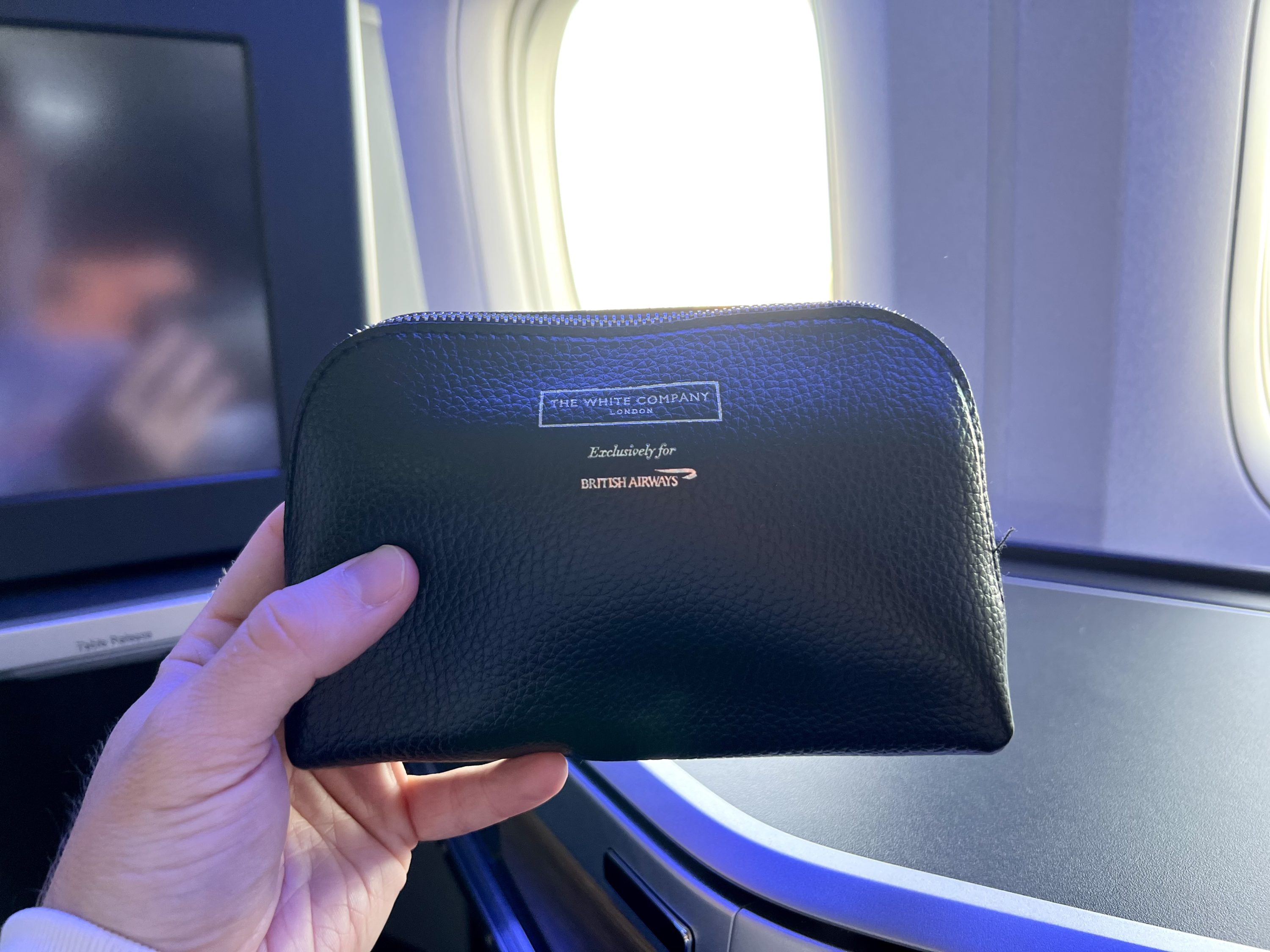 British Airways Boeing 777 300 Club Suite amenity kit