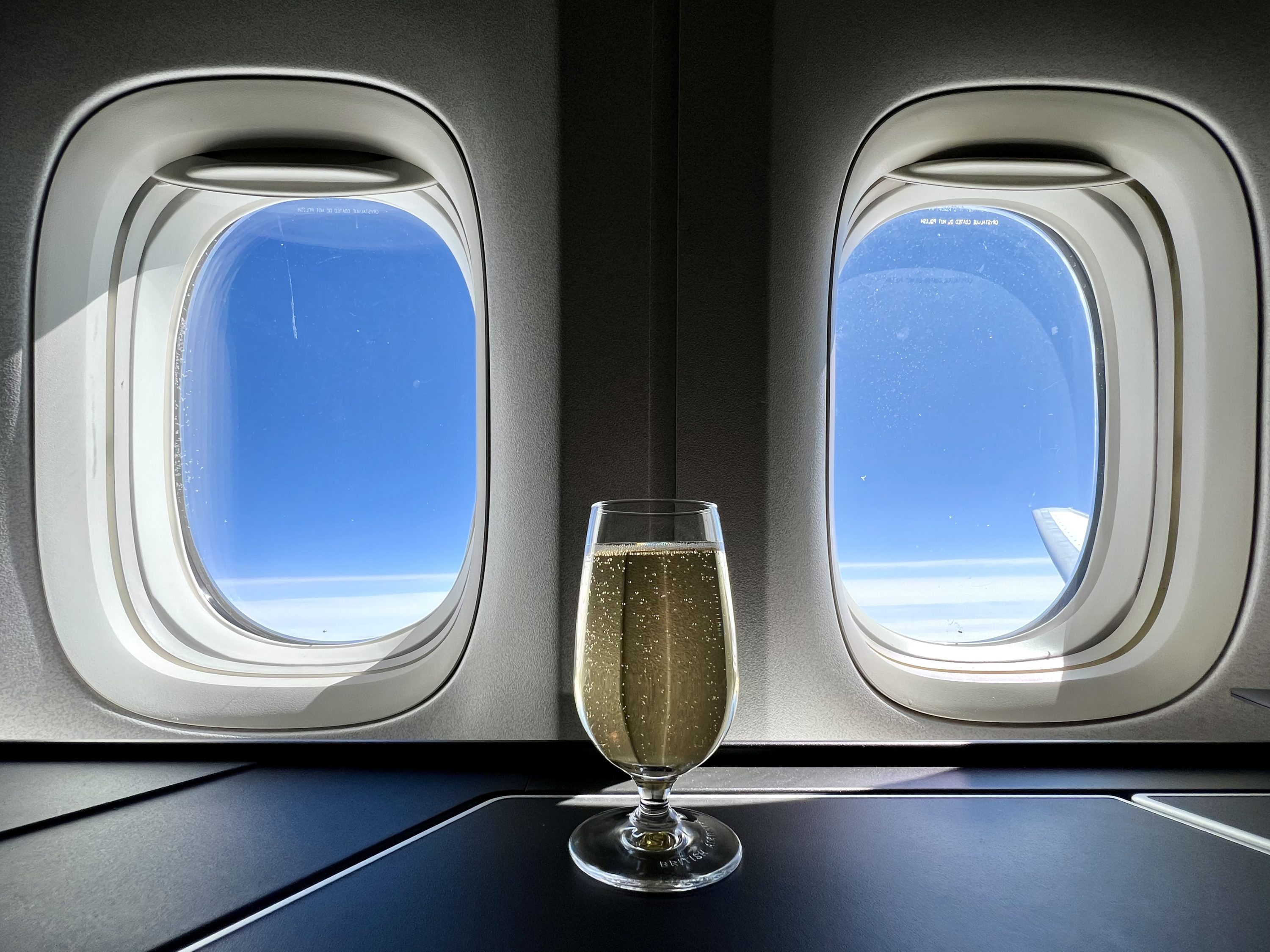 British Airways Boeing 777 300 Club Suite fb Champagne