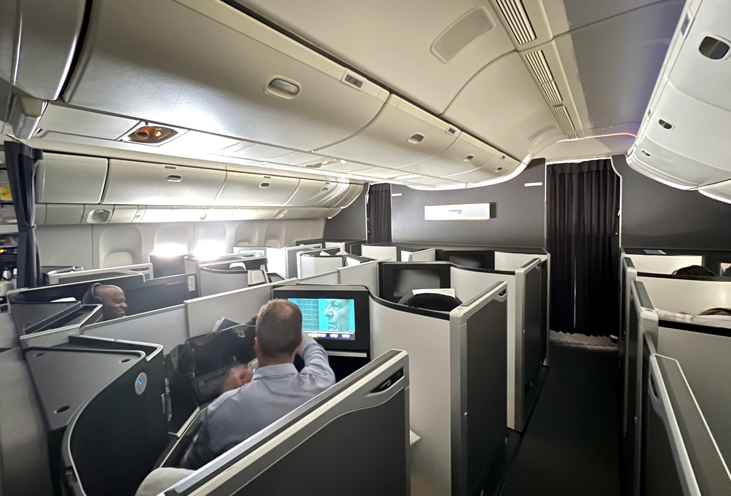 British Airways Boeing 777 300 Club Suite smaller cabin