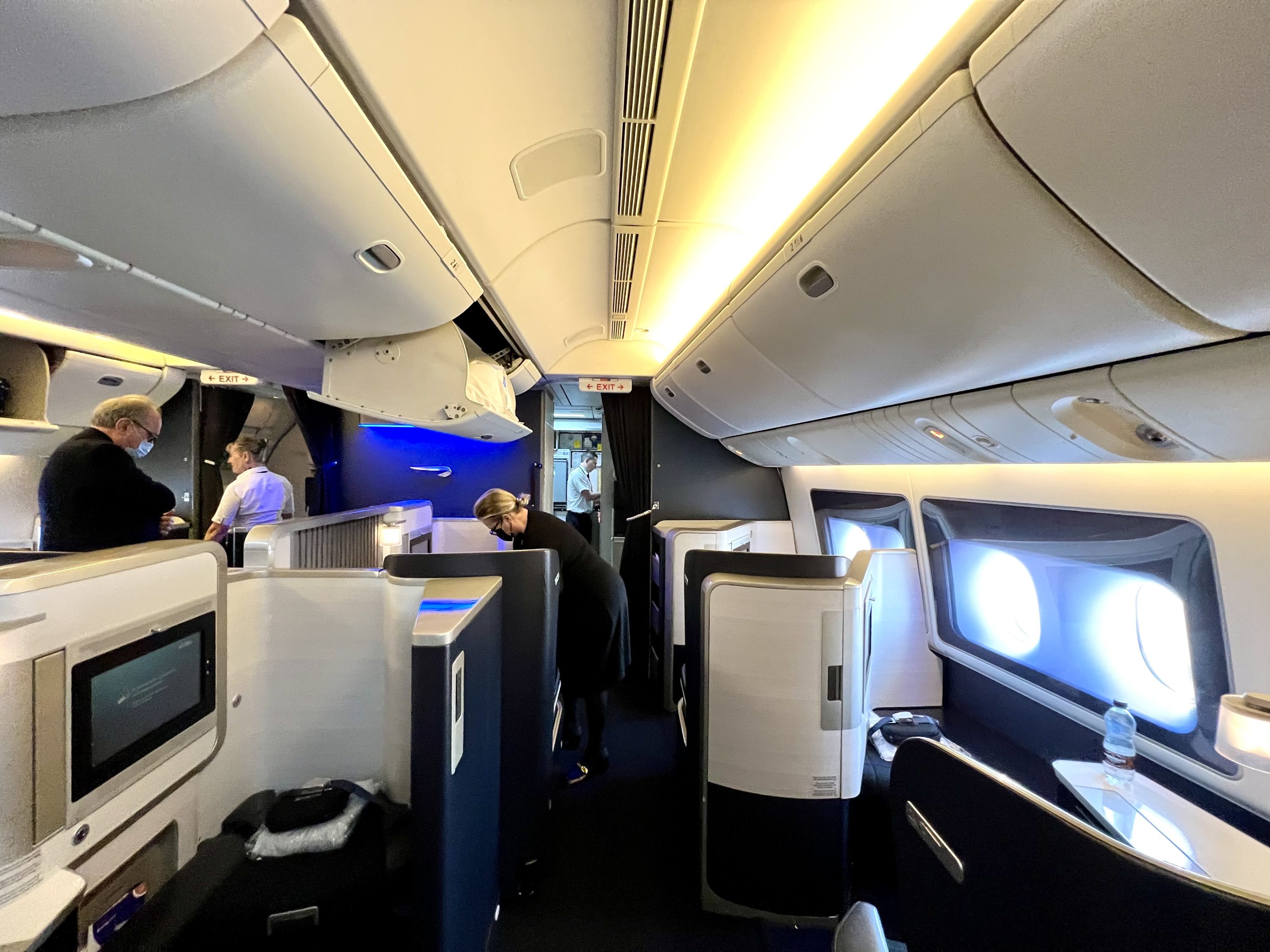 British Airways Boeing 777 300 First old cabin