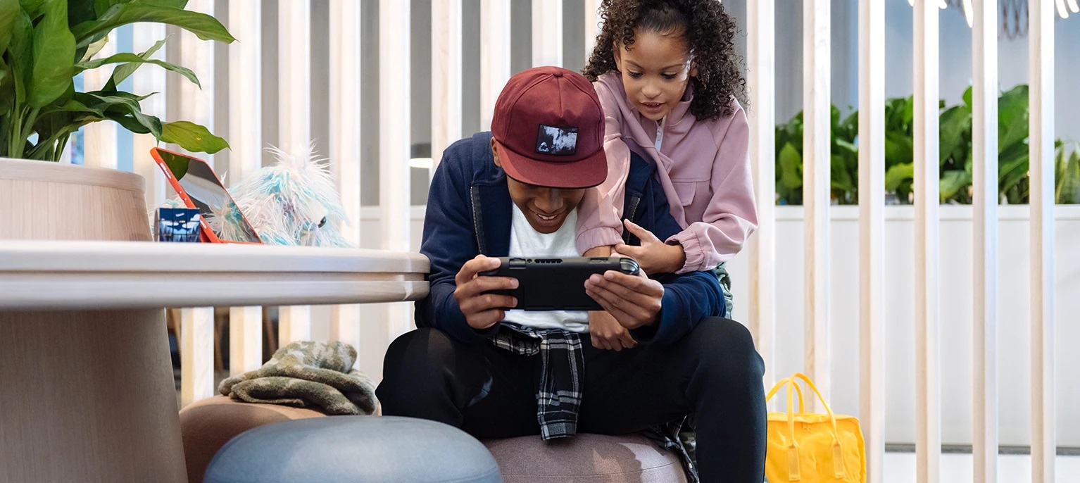 Capital One Lounge kid friendly