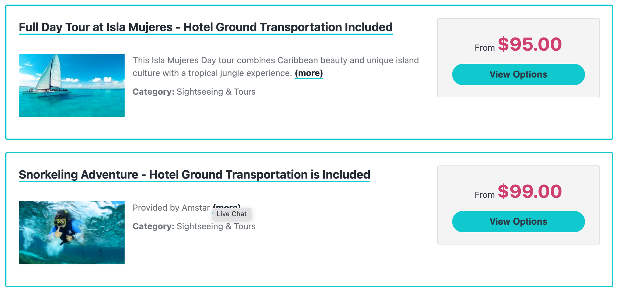 Cheap Caribbean Cancun vacation extras