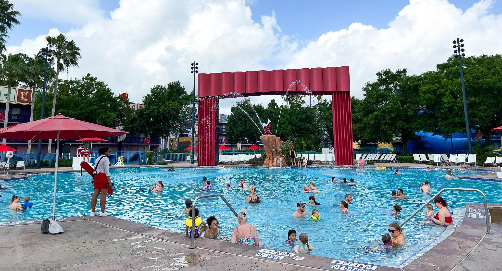Disneys All Star Movie Resort Fantasia pool
