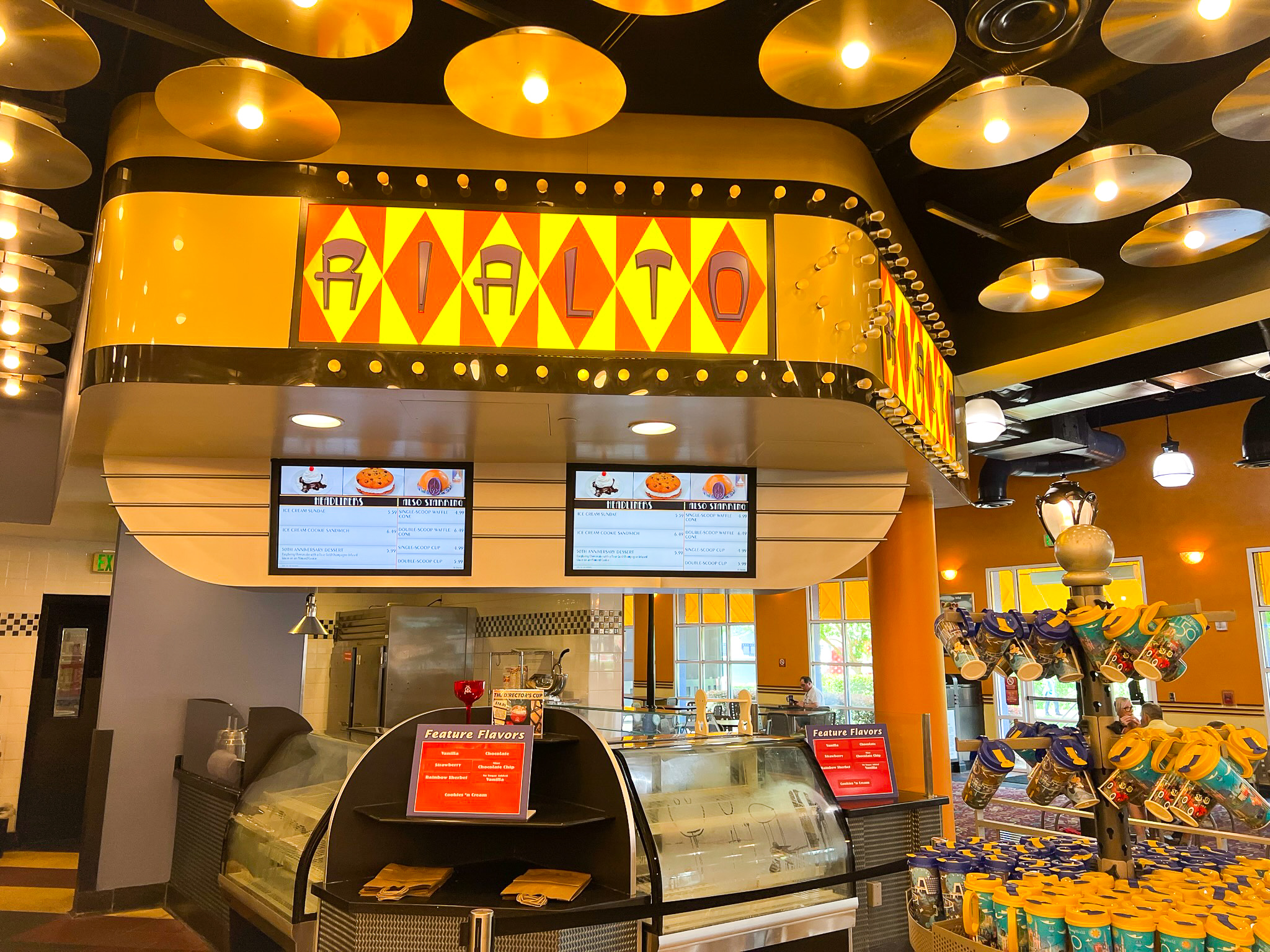 Disneys All Star Movie Resort food court Rialto