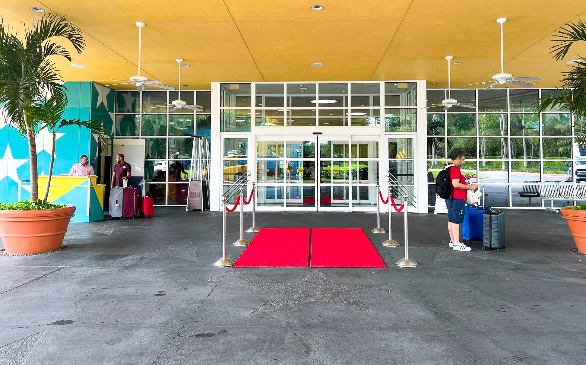 Disneys All Star Movie Resort front door