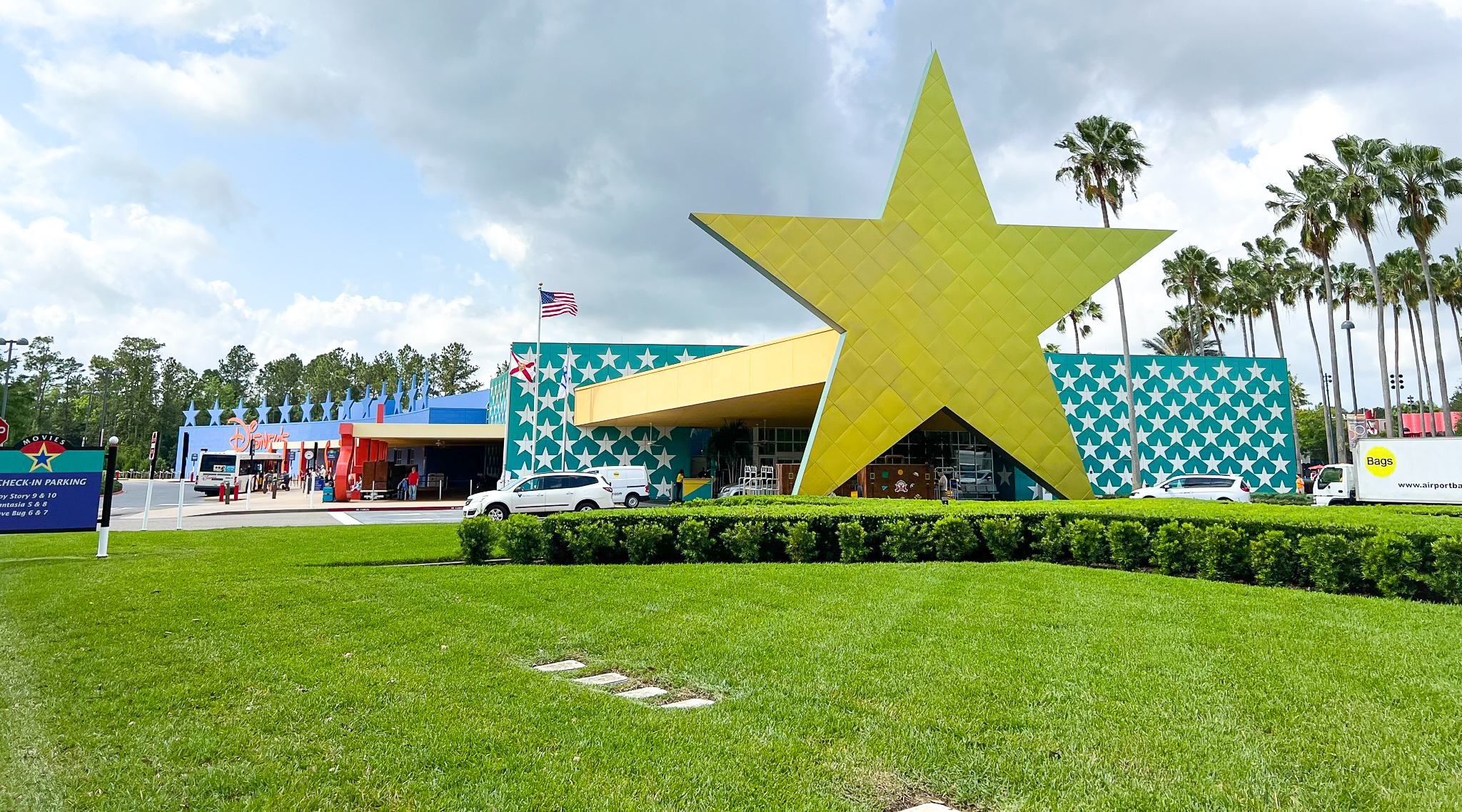 Disneys All Star Movie Resort front star
