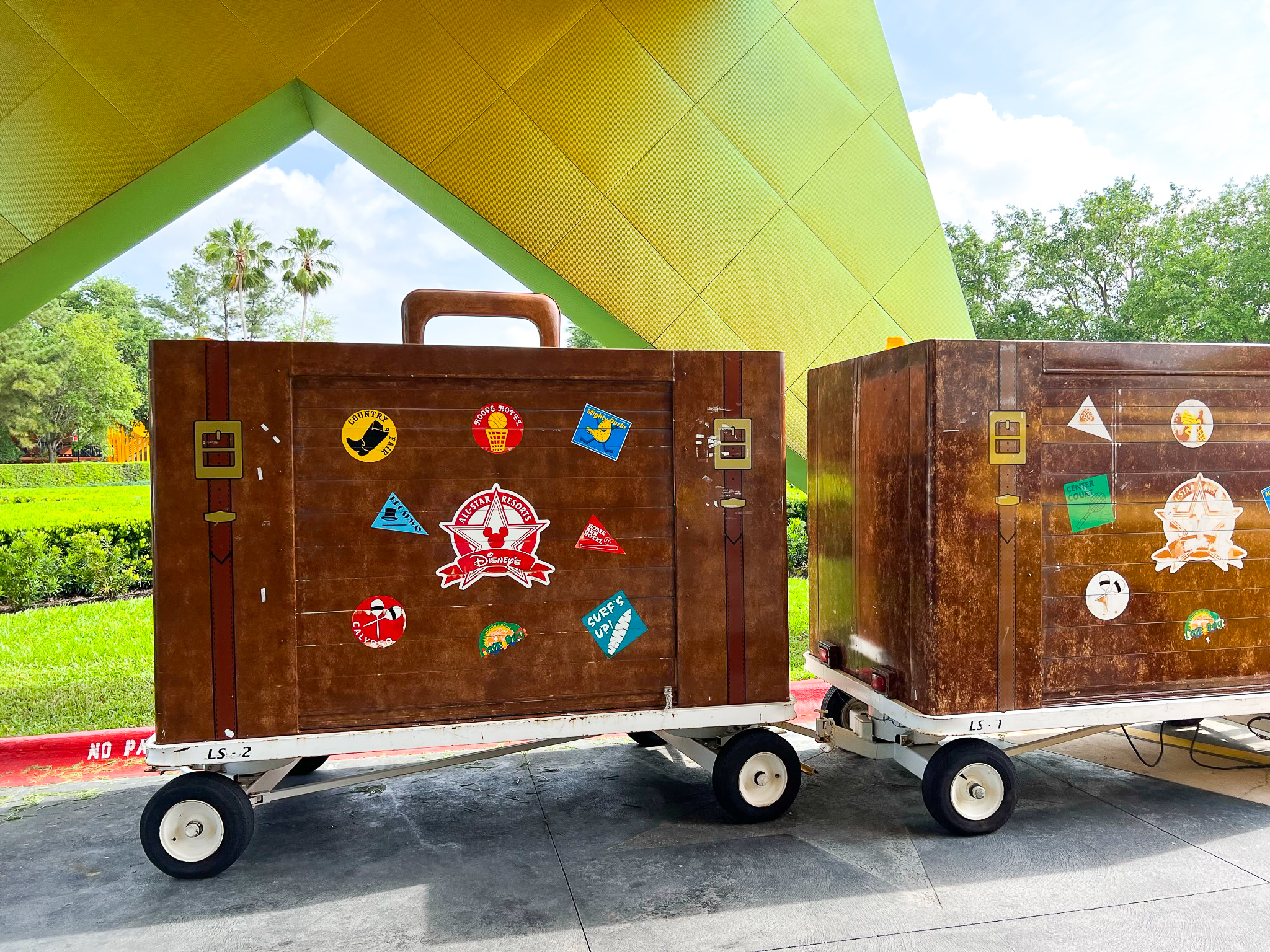 Disneys All Star Movie Resort luggage storage