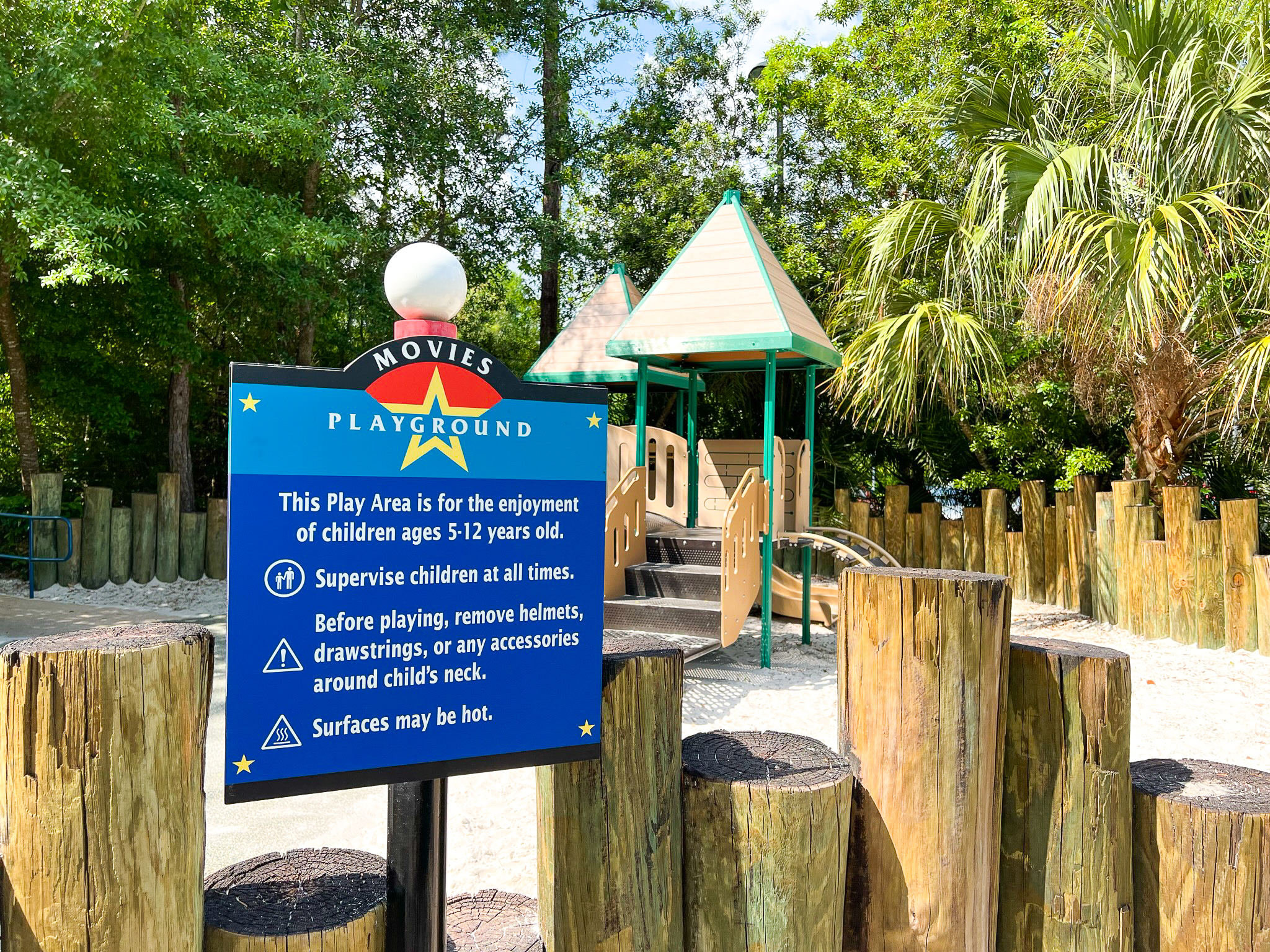 Disneys All Star Movie Resort playground area