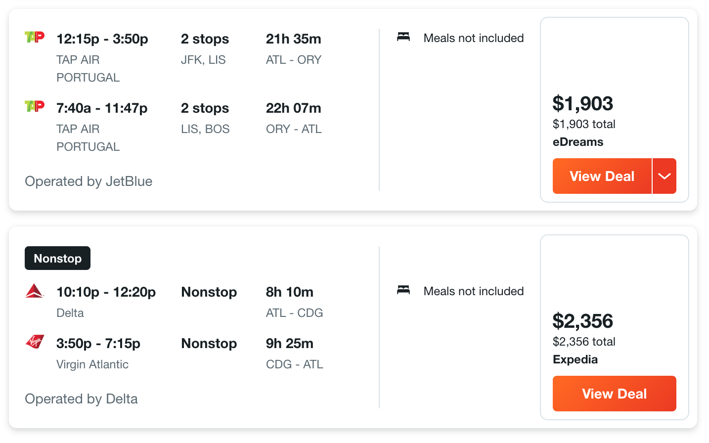 European Vacation packages on Kayak