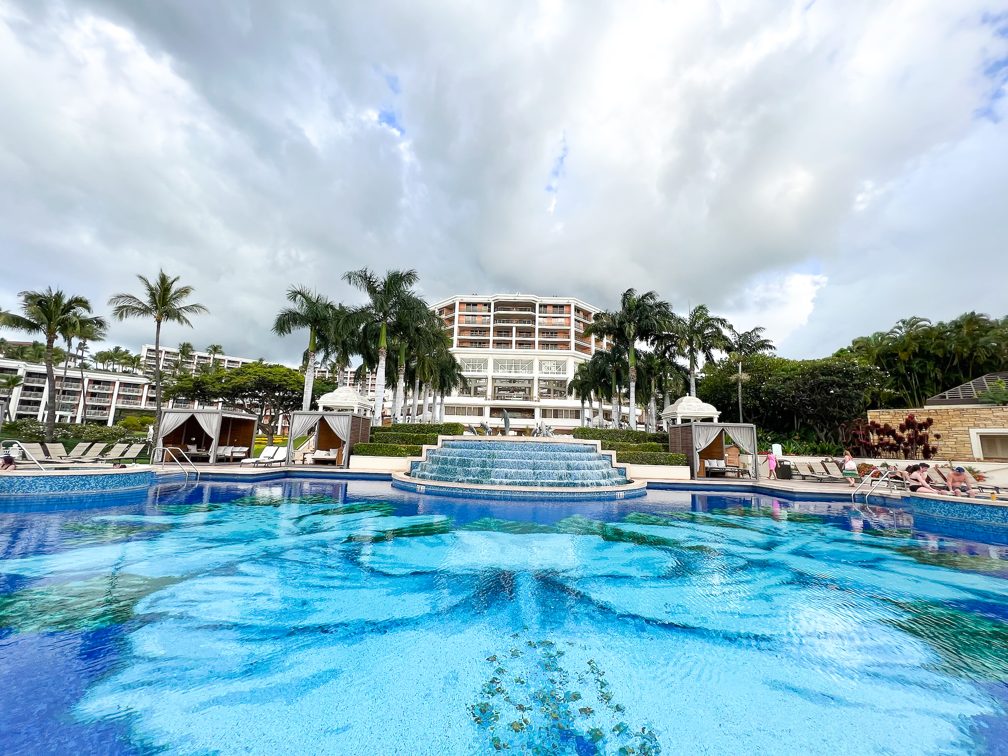 Grand Wailea Maui Waldorf Astoria Resort Adult Pool Waterfall Area