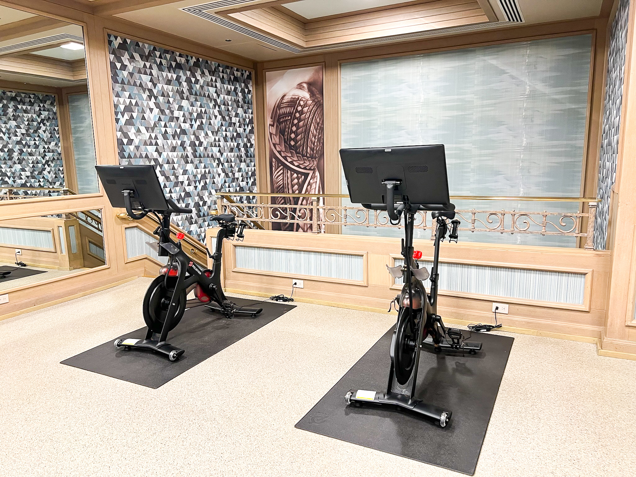 Grand Wailea Maui Waldorf Astoria Resort Fitness Center Peloton Bikes Grand Wailea Maui Waldorf Astoria Resort Fitness Center Peloton Bikes