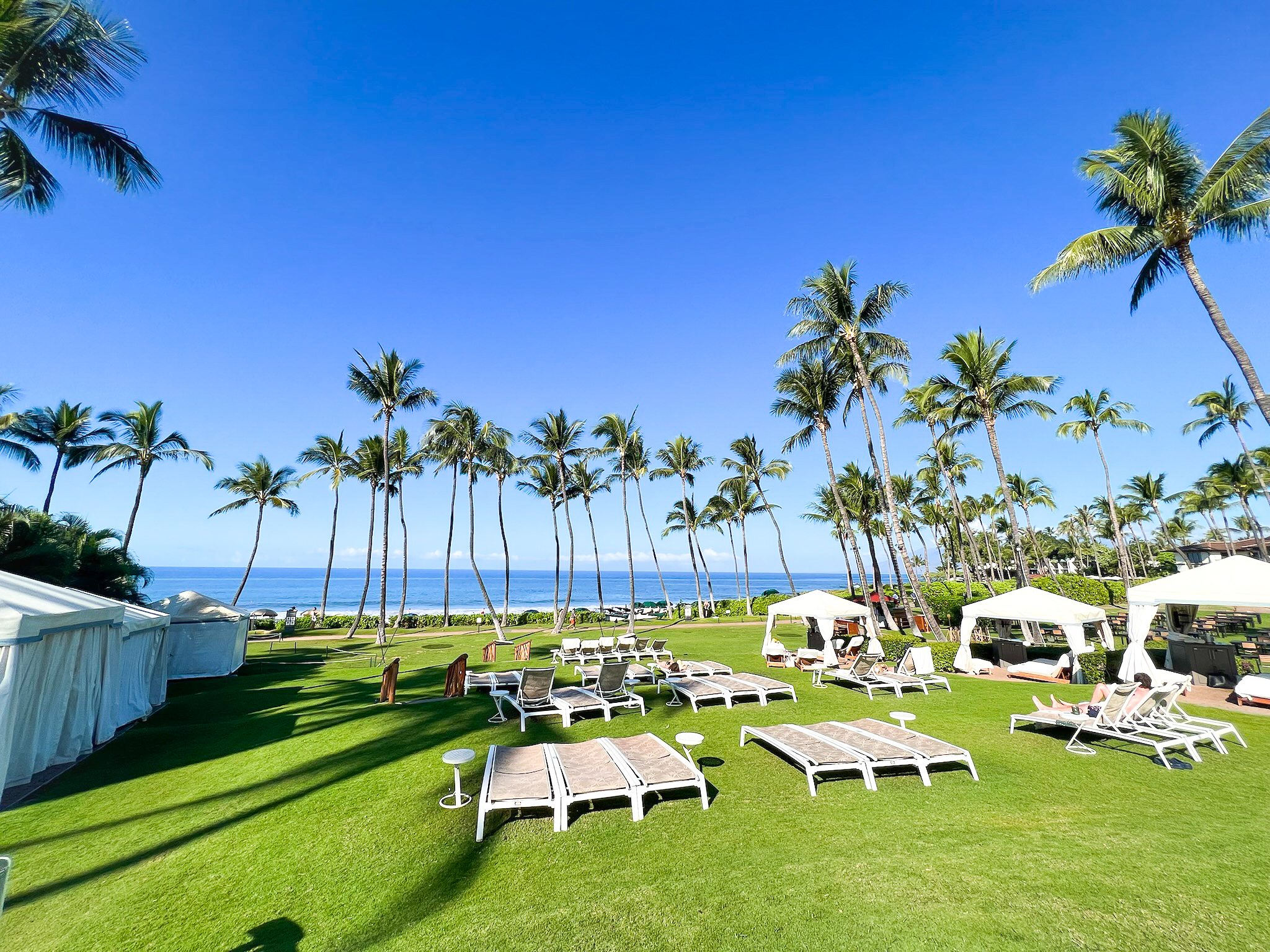 Grand Wailea Maui Waldorf Astoria Resort Lawn Seating