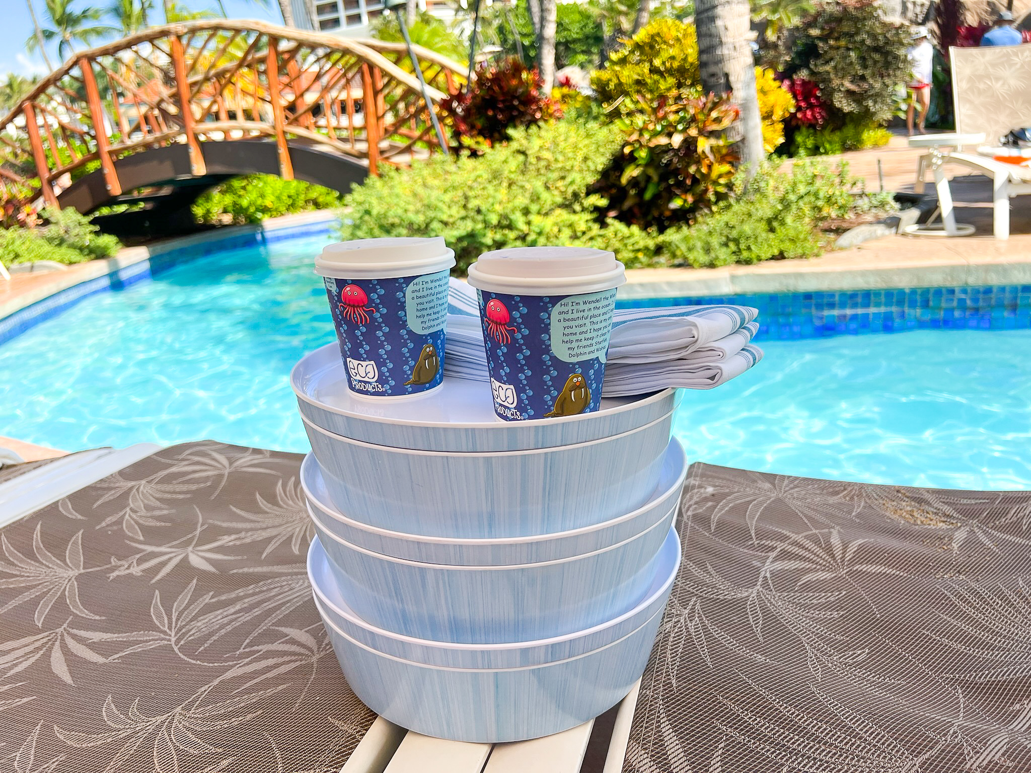 Grand Wailea Maui Waldorf Astoria Resort Pool Lunch