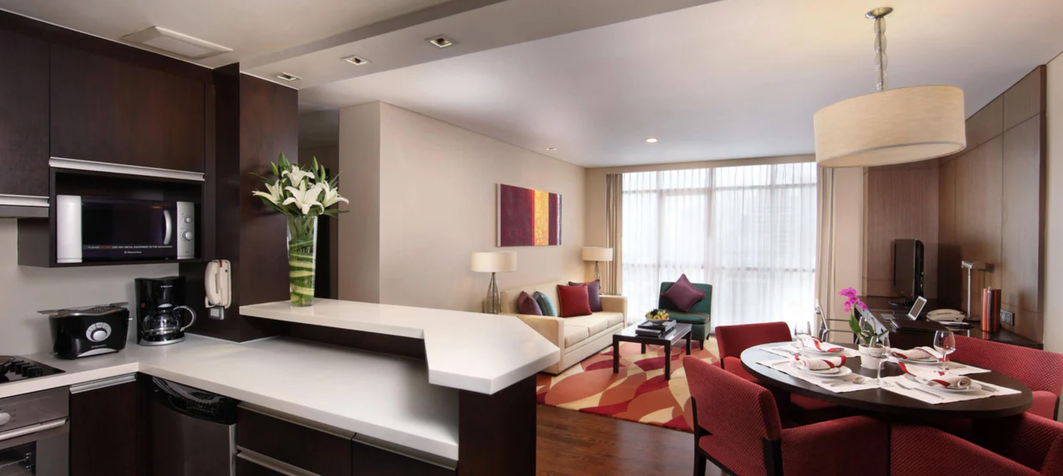 Marriott Executive Apartment kitchen
