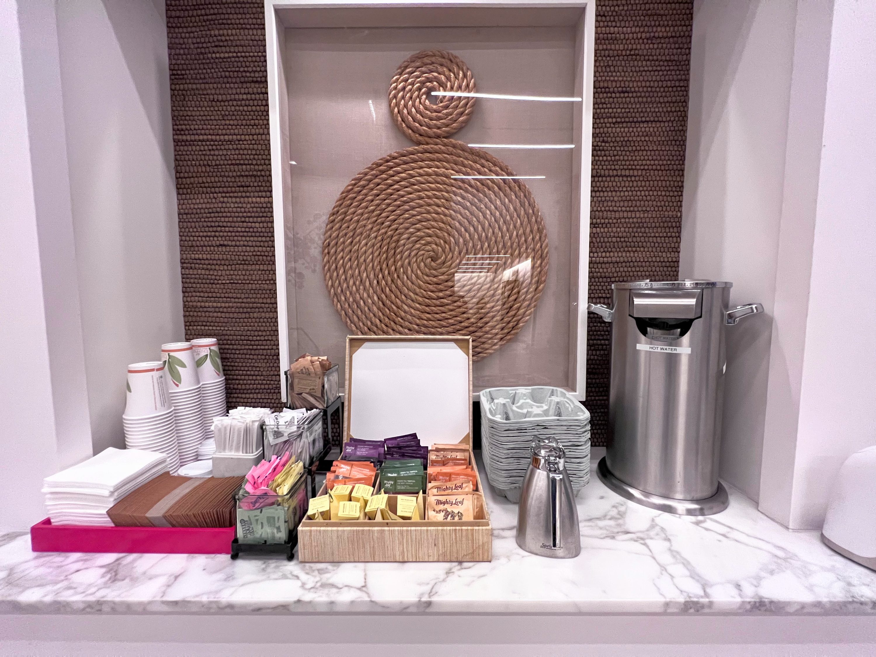 Morning tea service at Kimpton Seafire