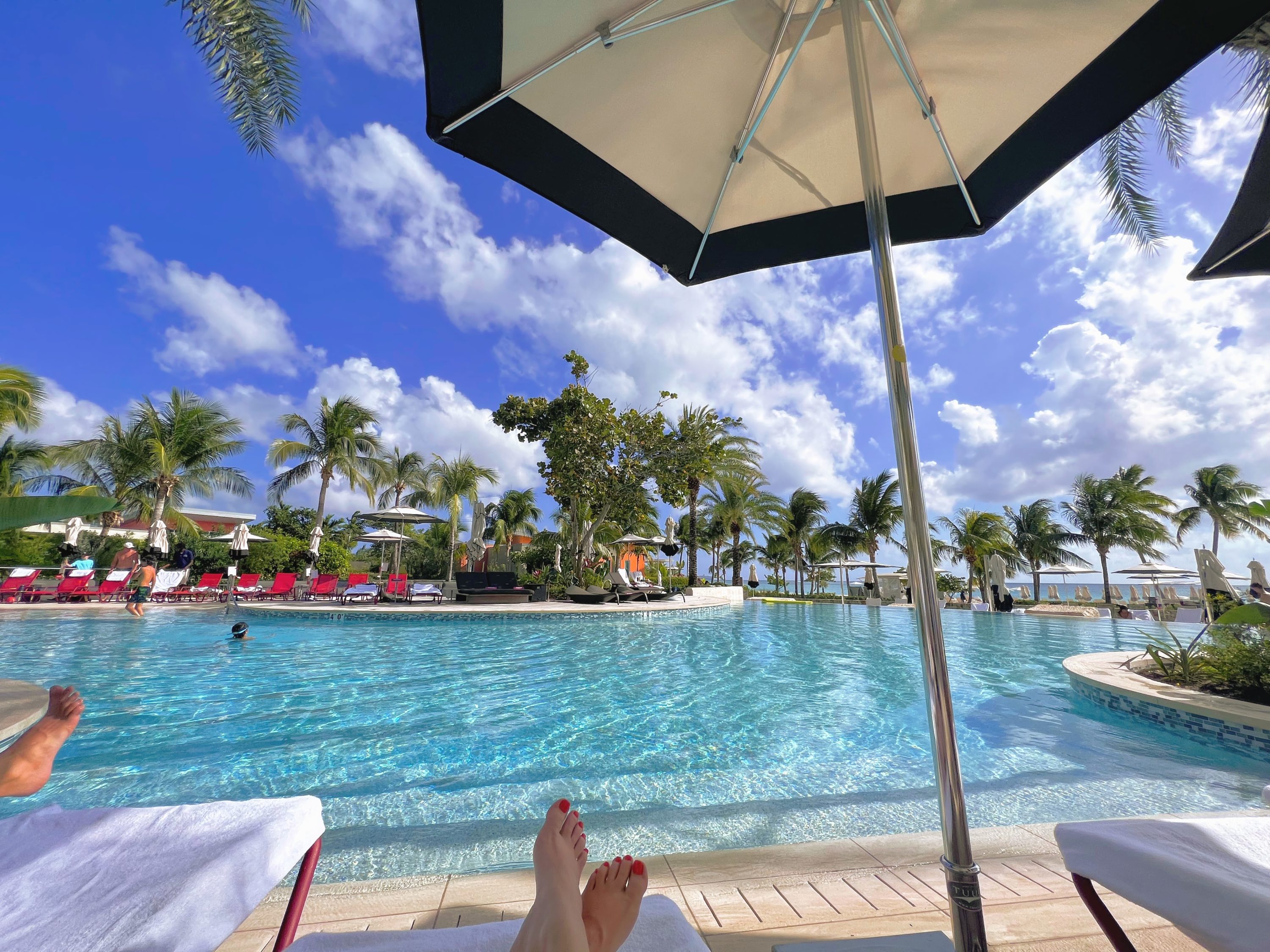 Pool view at Kimpton Seafire Resort