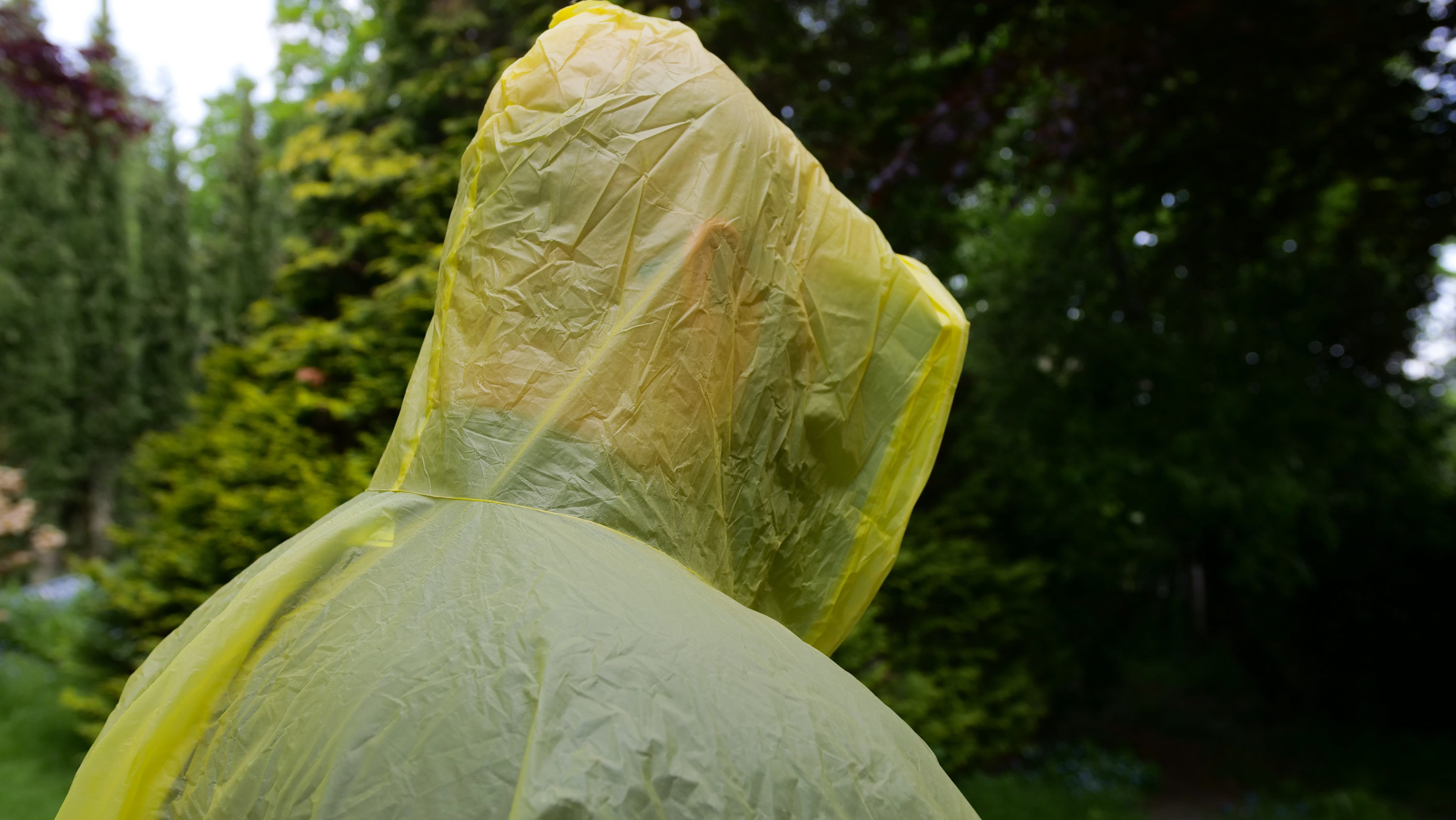 Rain poncho material