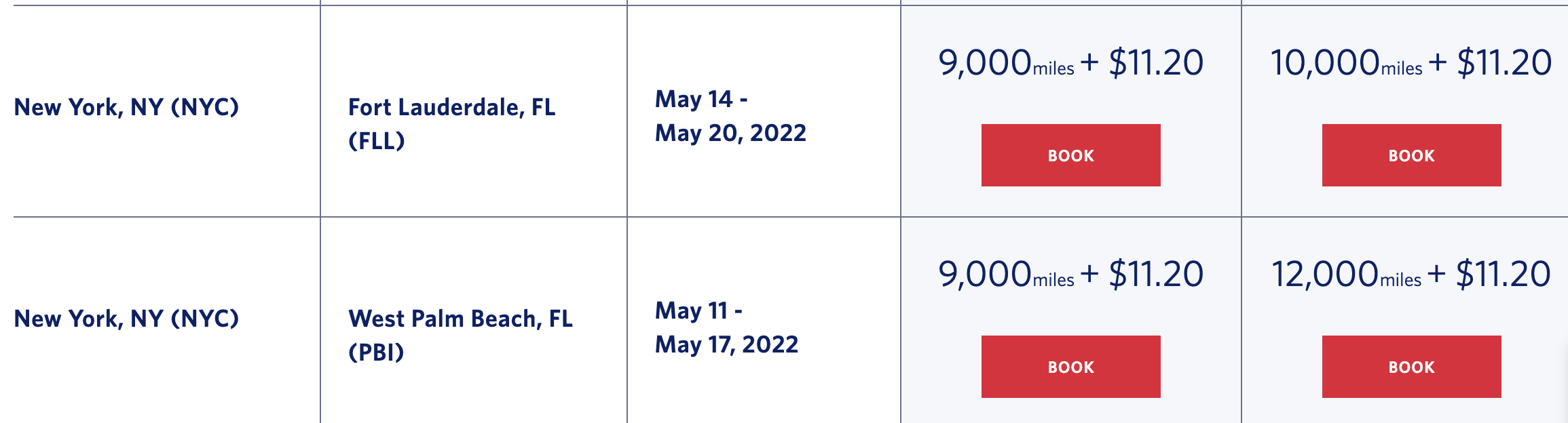 SkyMiles award ticket
