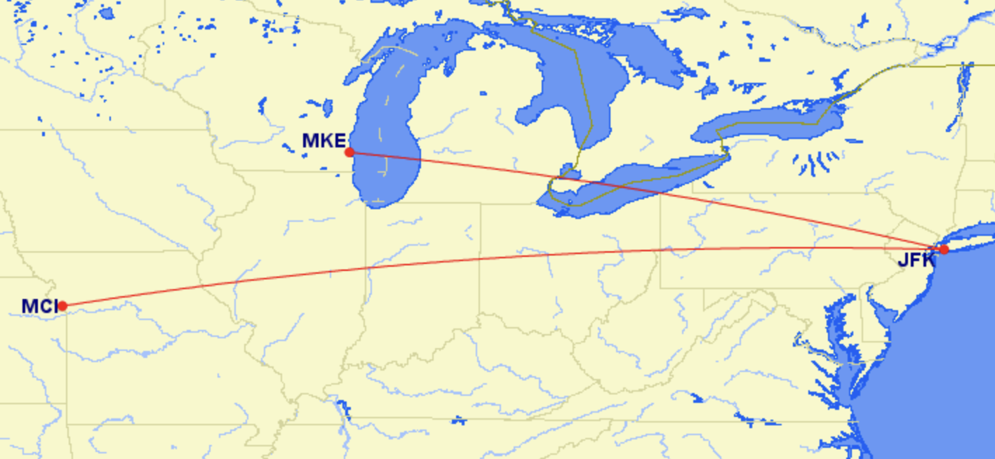 Delta's new routes from JFK