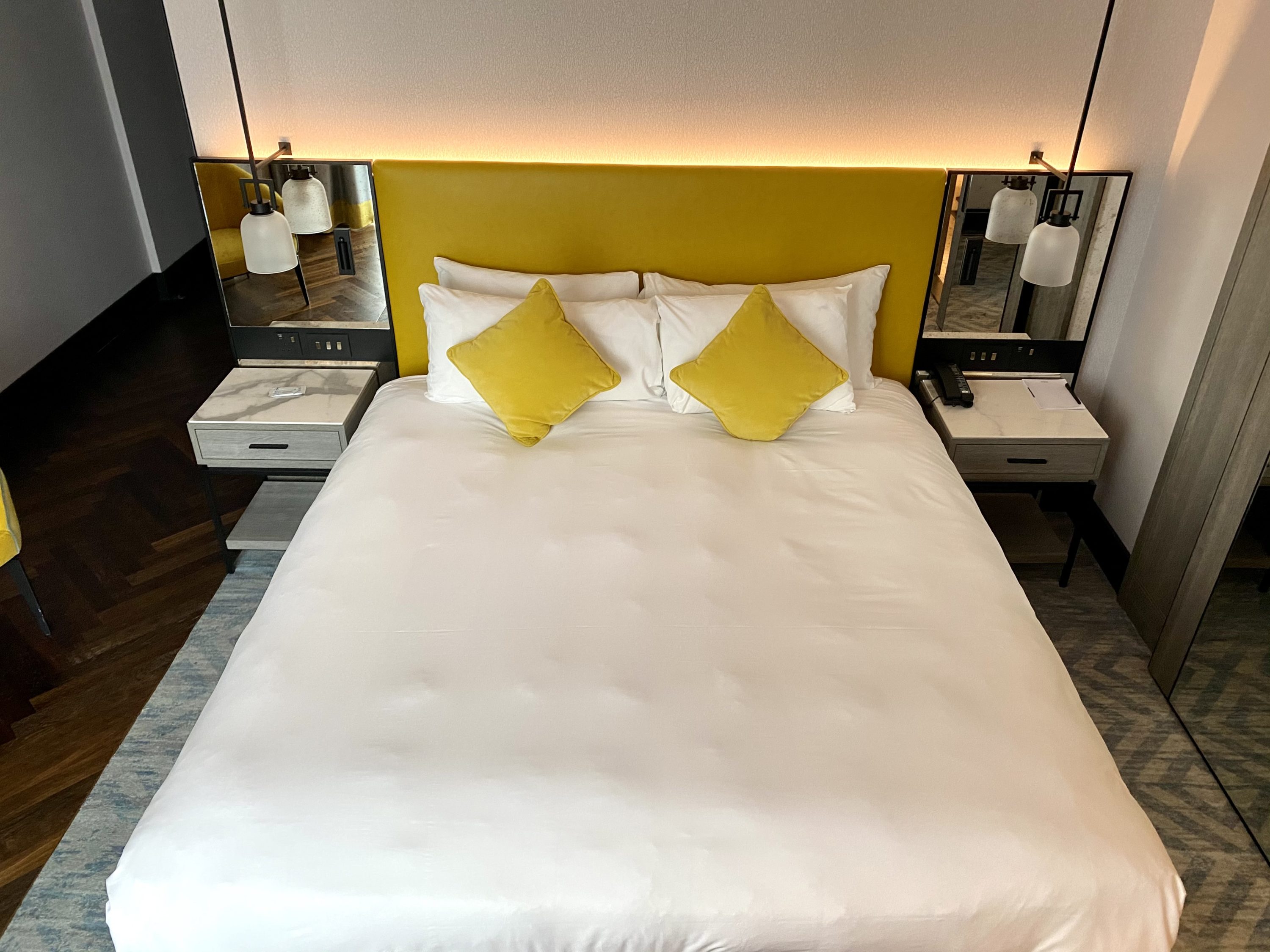 The Dixon London Autograph Collection bedroom bed