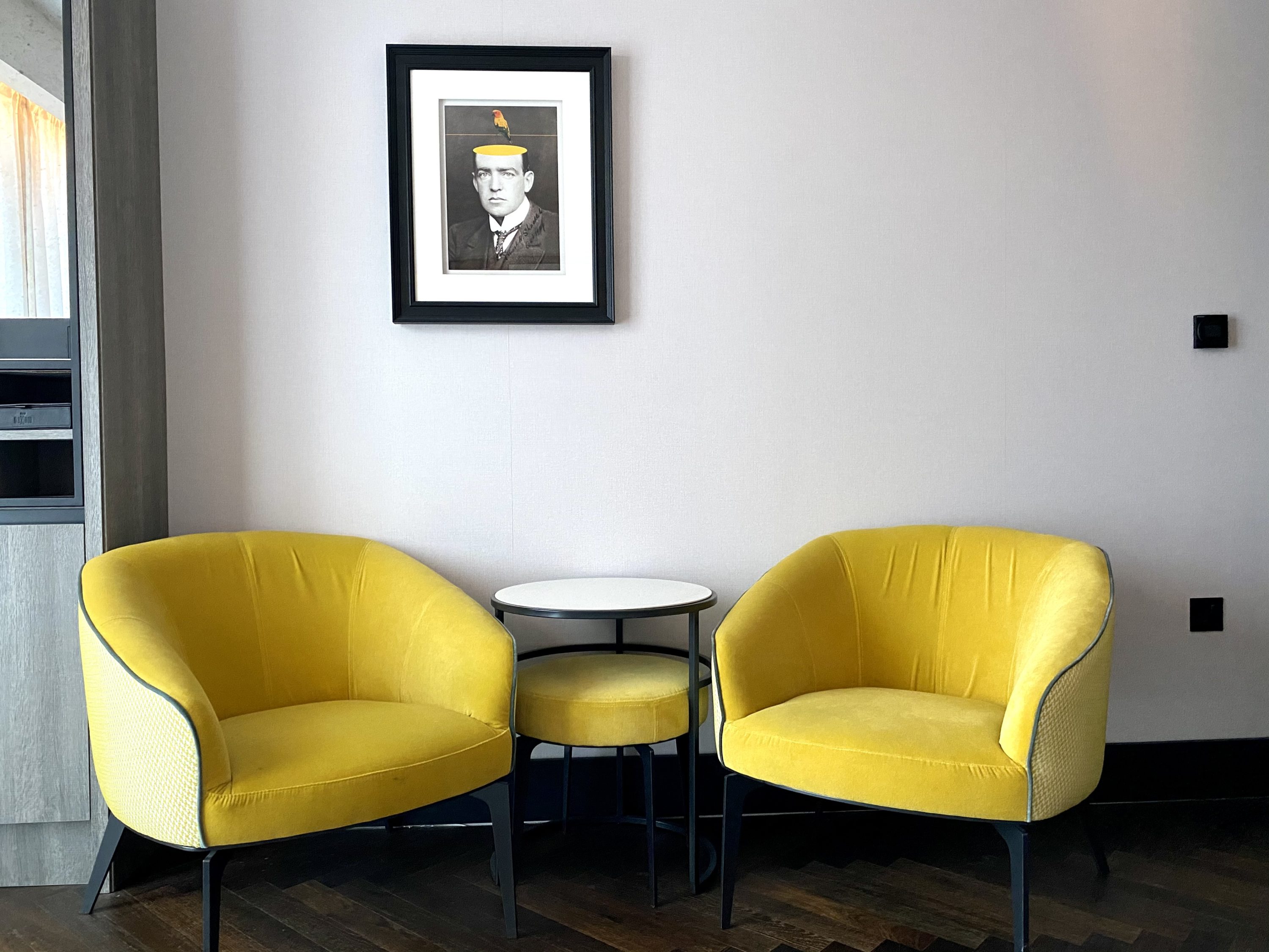 The Dixon London Autograph Collection bedroom seating area