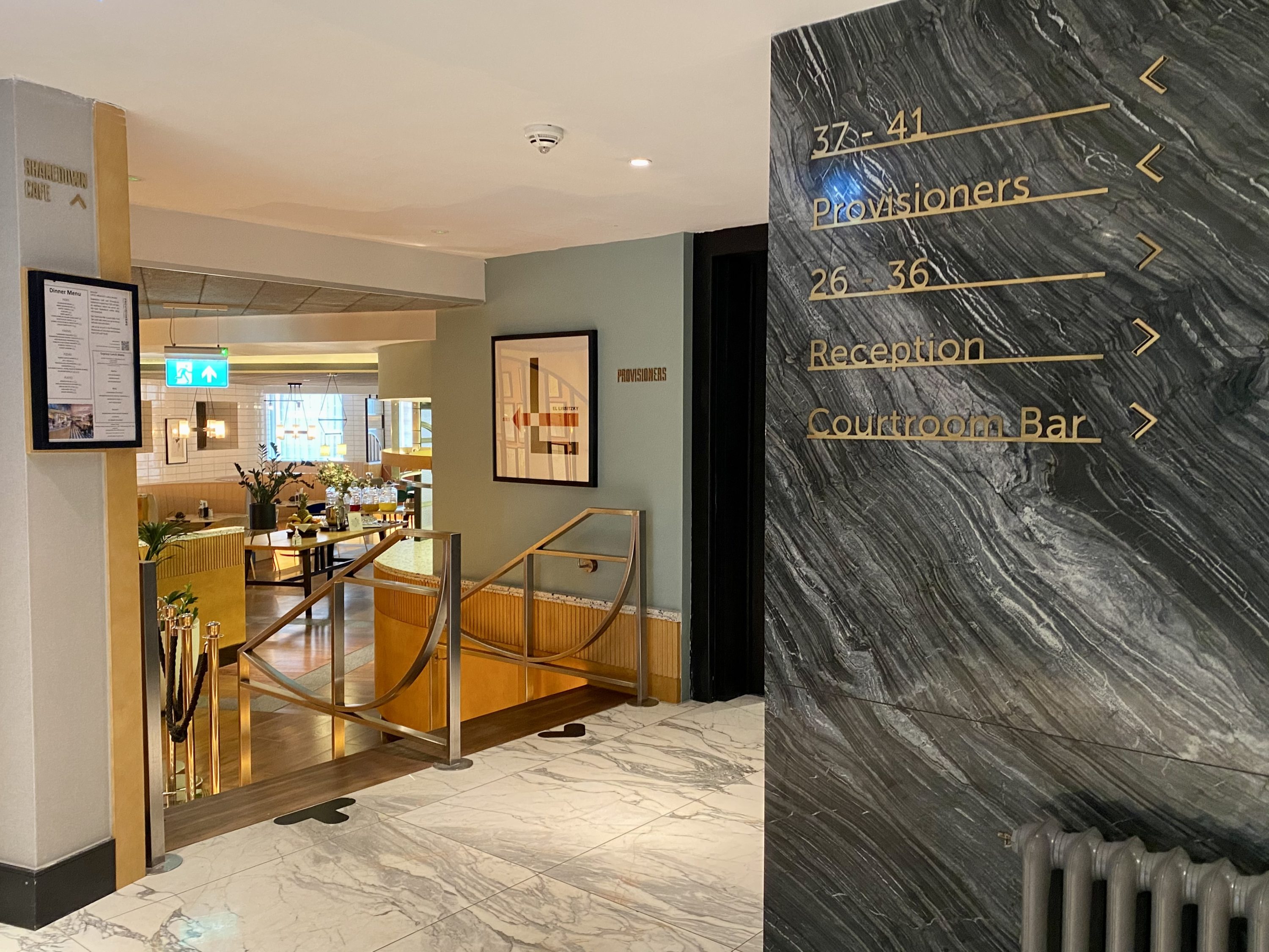 The Dixon London Autograph Collection signage