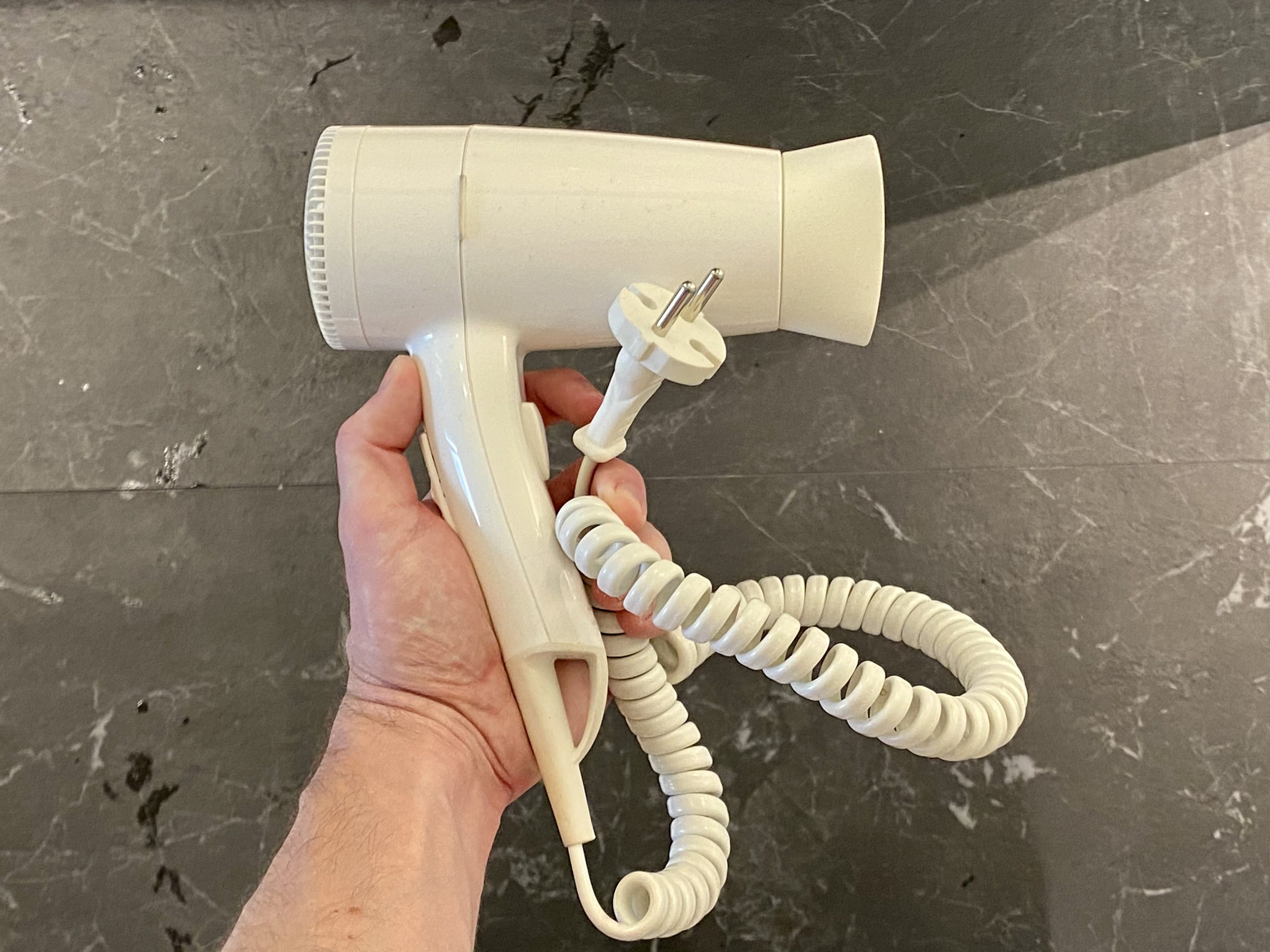 Academias Hotel bathroom hairdryer