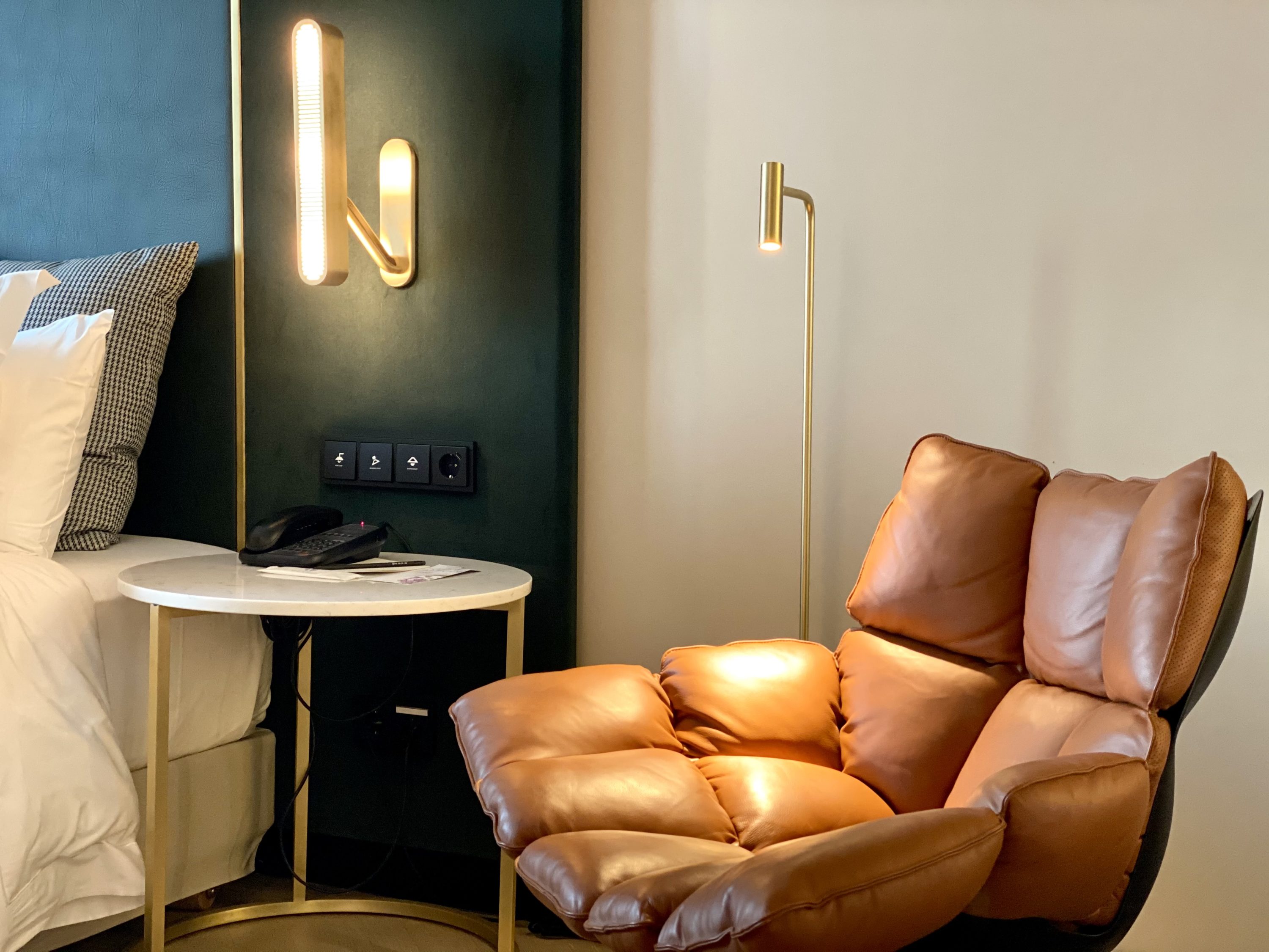 Academias Hotel bedroom armchair
