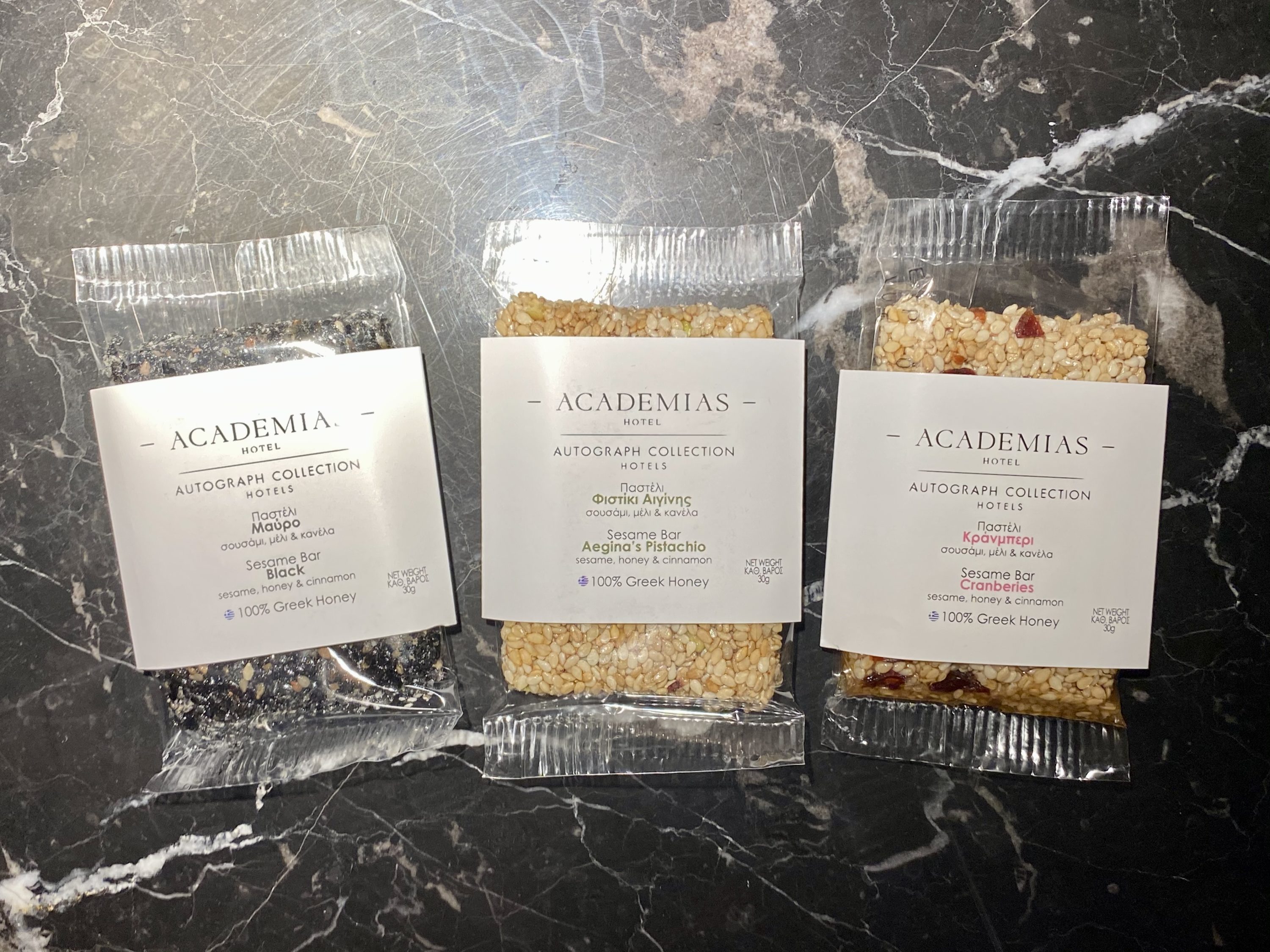 Academias Hotel bedroom snacks