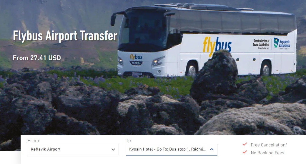 Book FlyBus Reykjavik