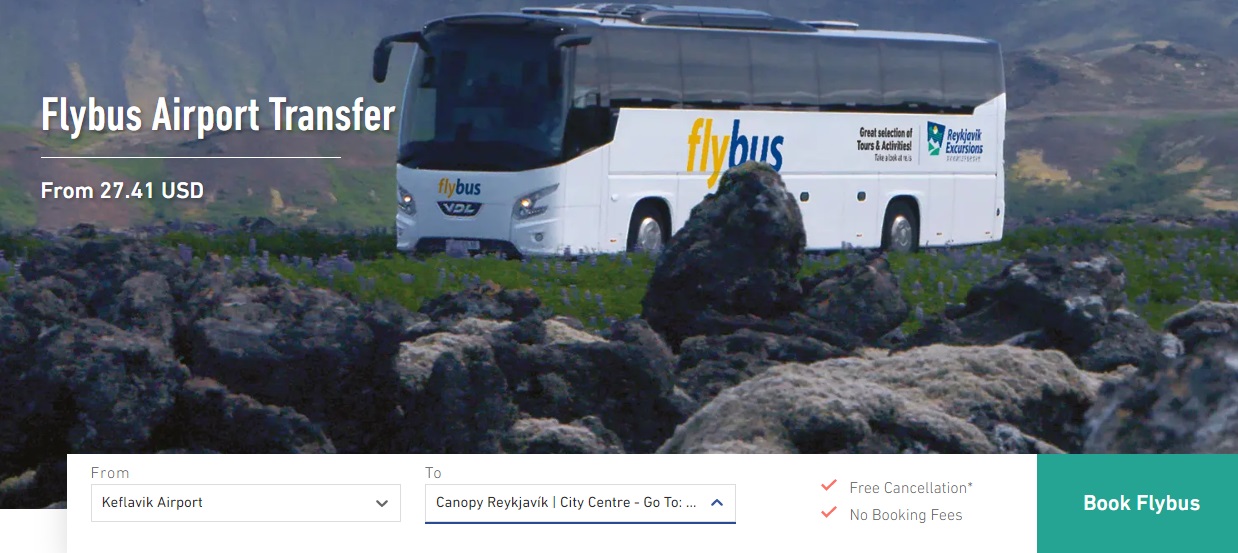 Book FlyBus Reykjavik