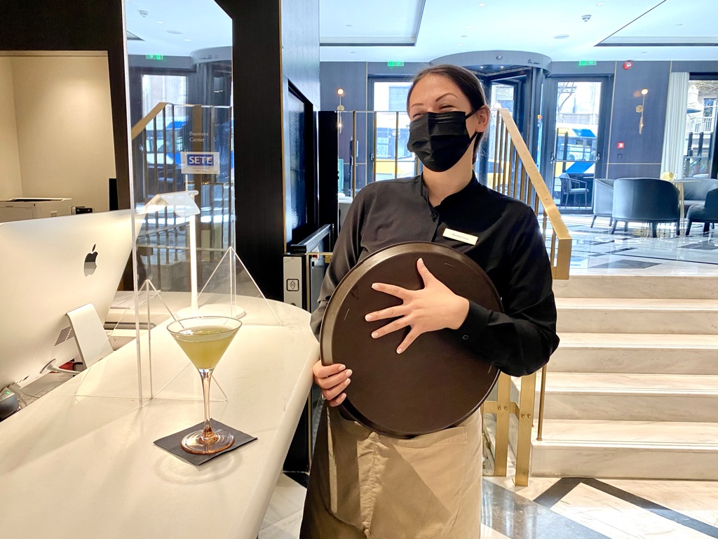 Academias Hotel welcome drink