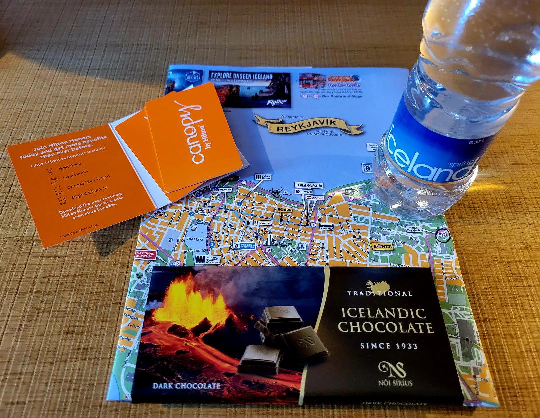 Canopy by Hilton Reykjavik Welcome Gift
