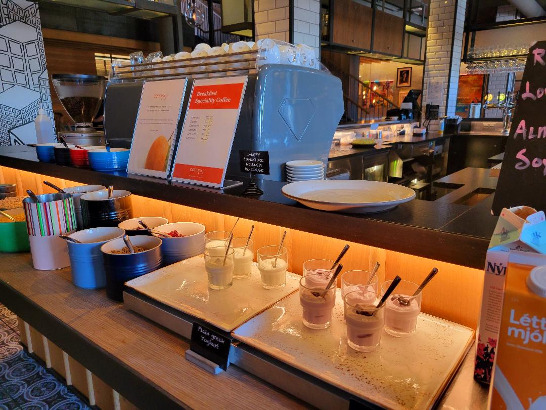 Canopy by Hilton Reykjavik Yogurt Cereal