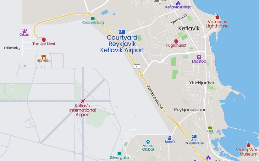 Courtyard by Marriott Keflavik Location