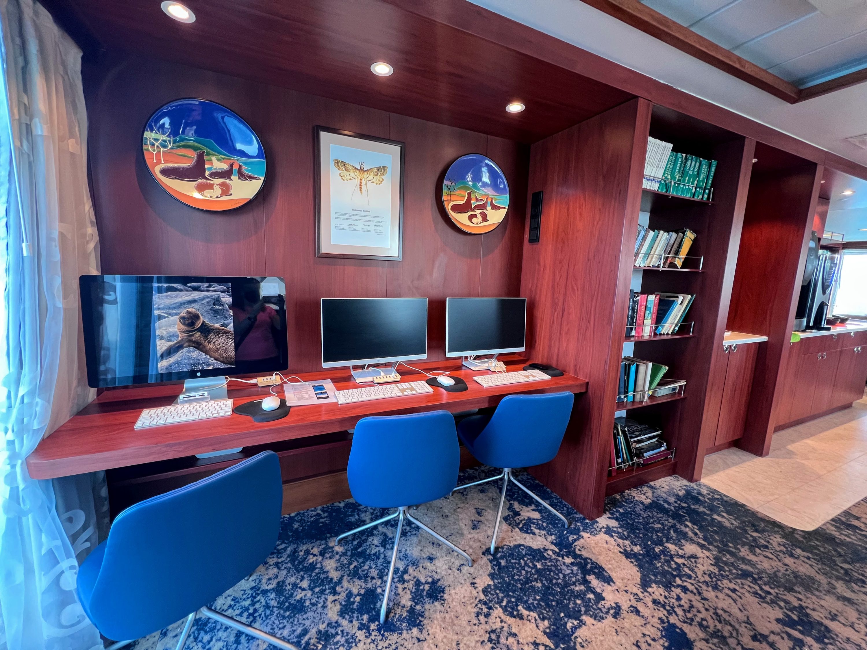 Endeavour II Library computer station