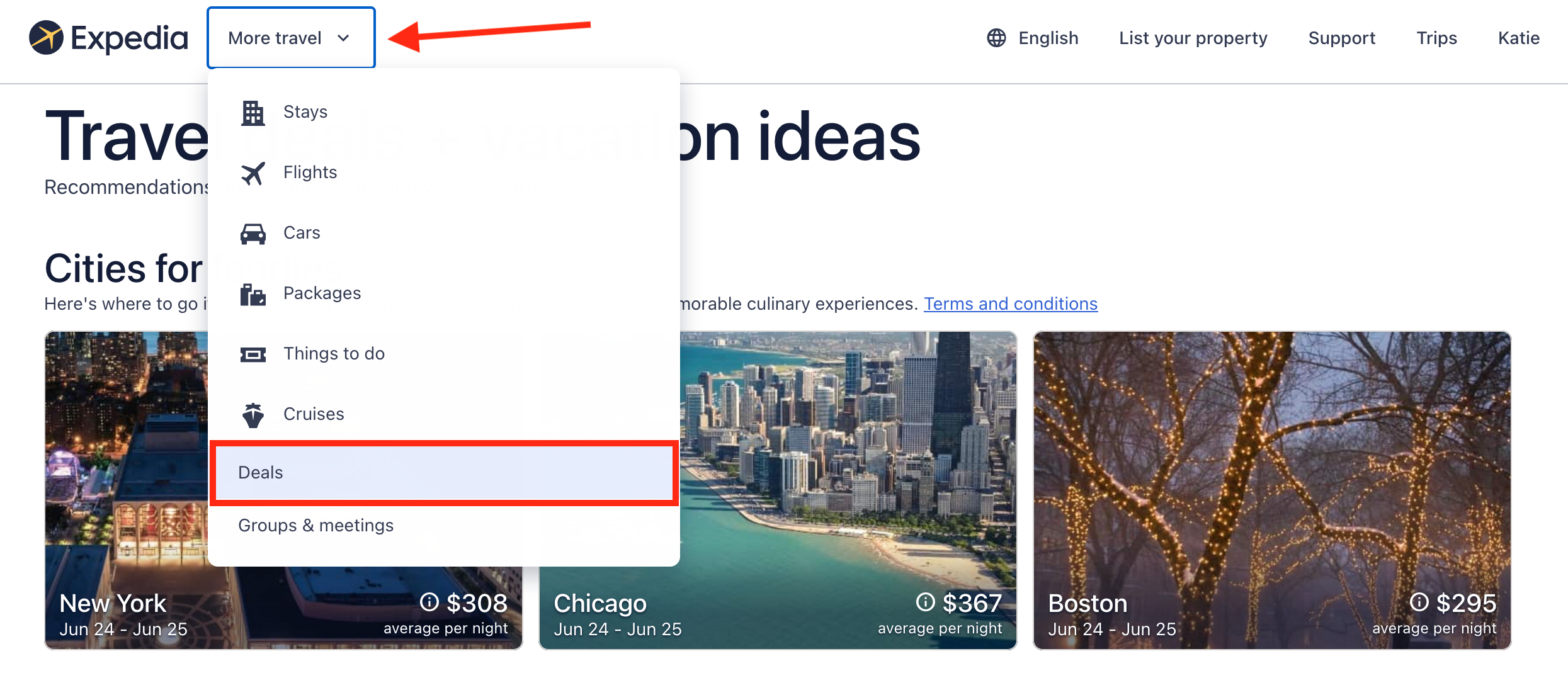 Expedia Deals