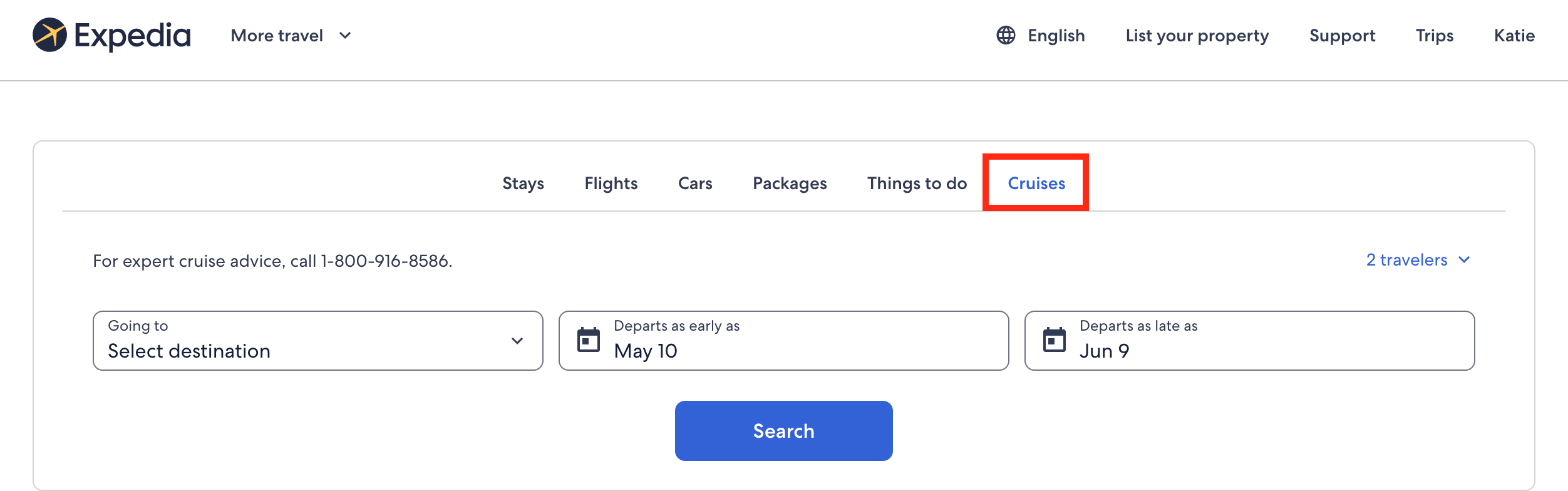 Expedia cruises