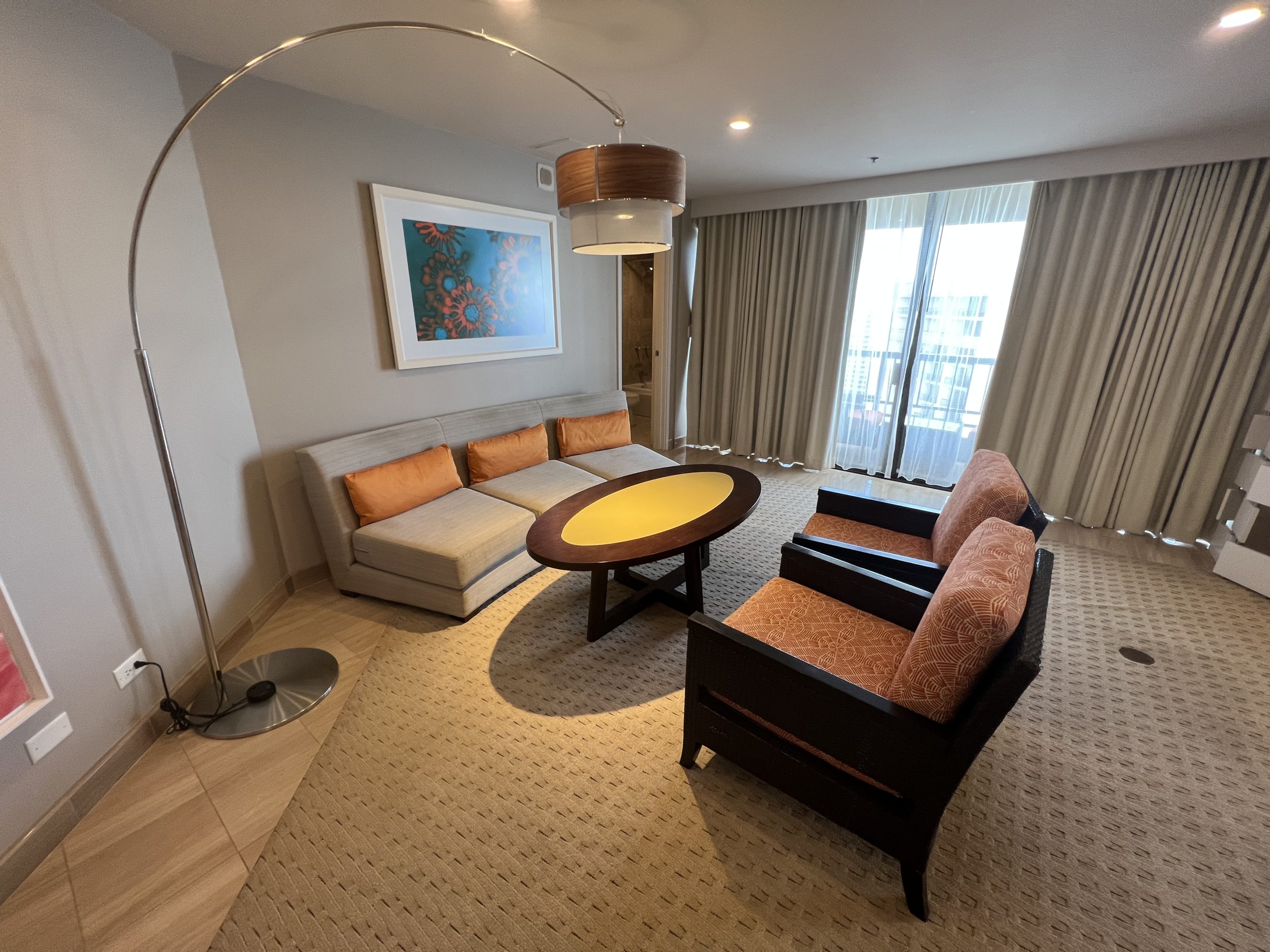 Hyatt Regency Waikiki Penthouse Suite Living Room
