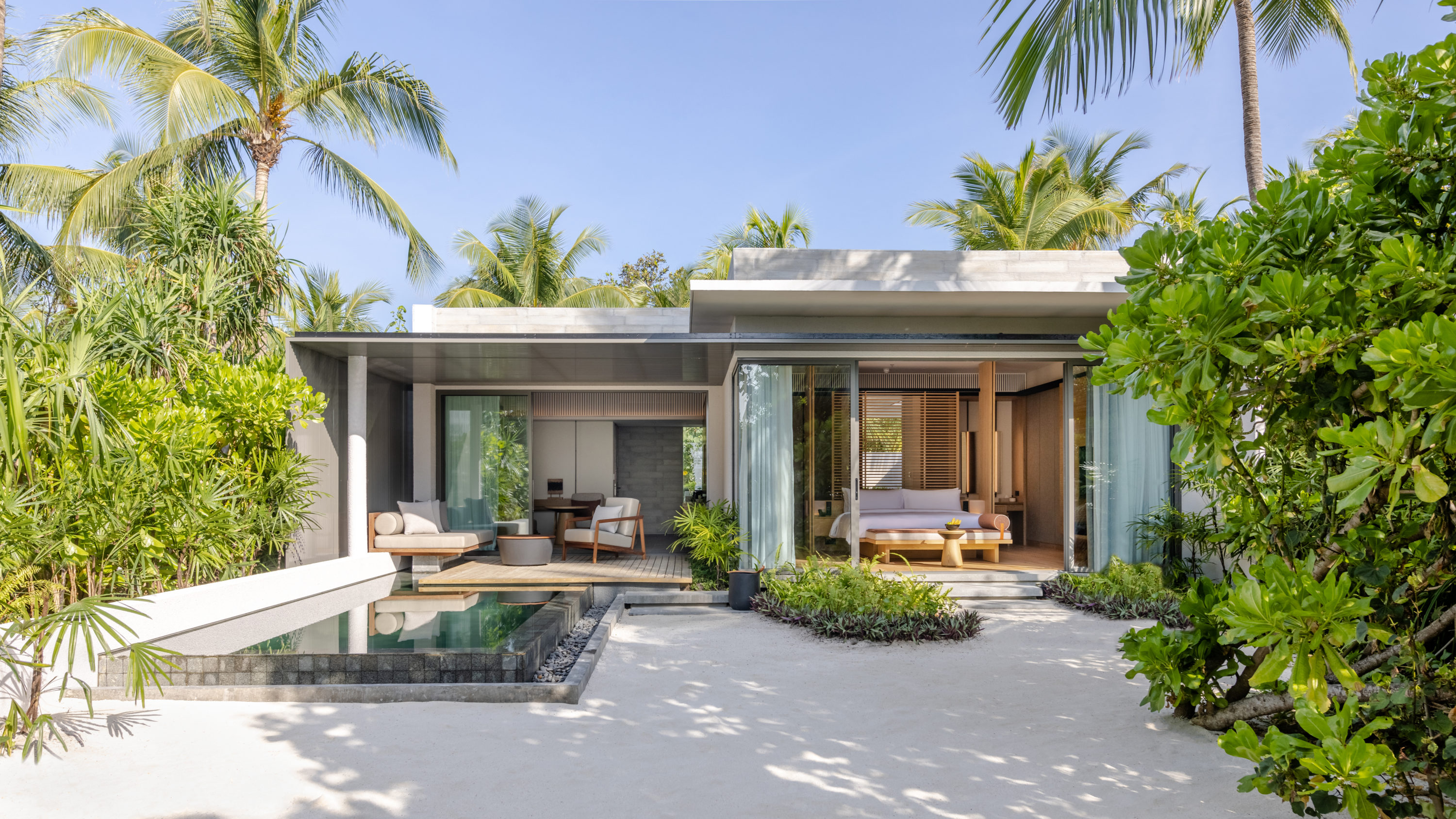 Beach villa at Alila Kothaifaru Maldives