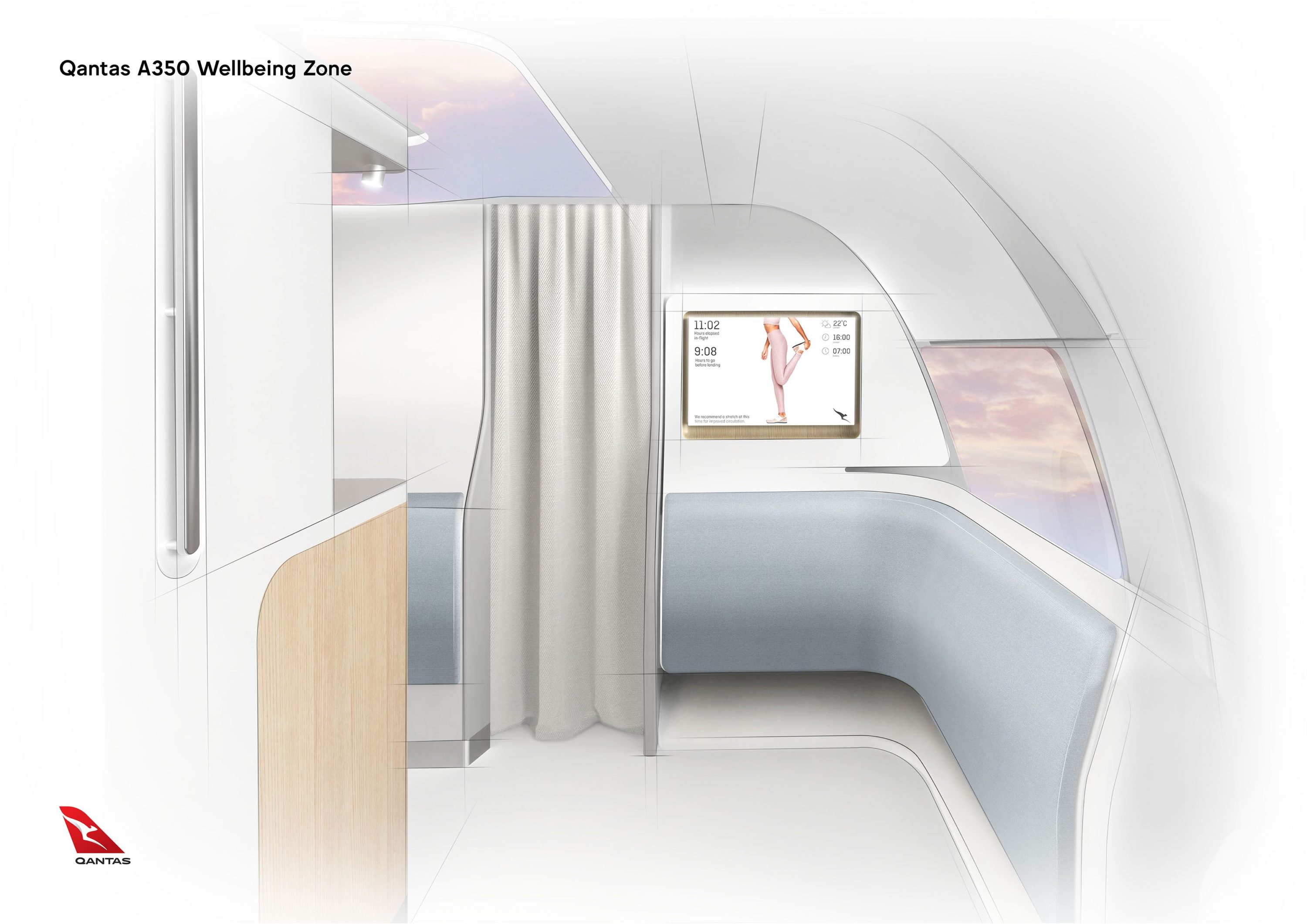 Qantas Airbus A350 Project Sunrise Exercise Area