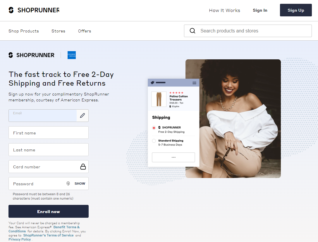 ShopRunner registration