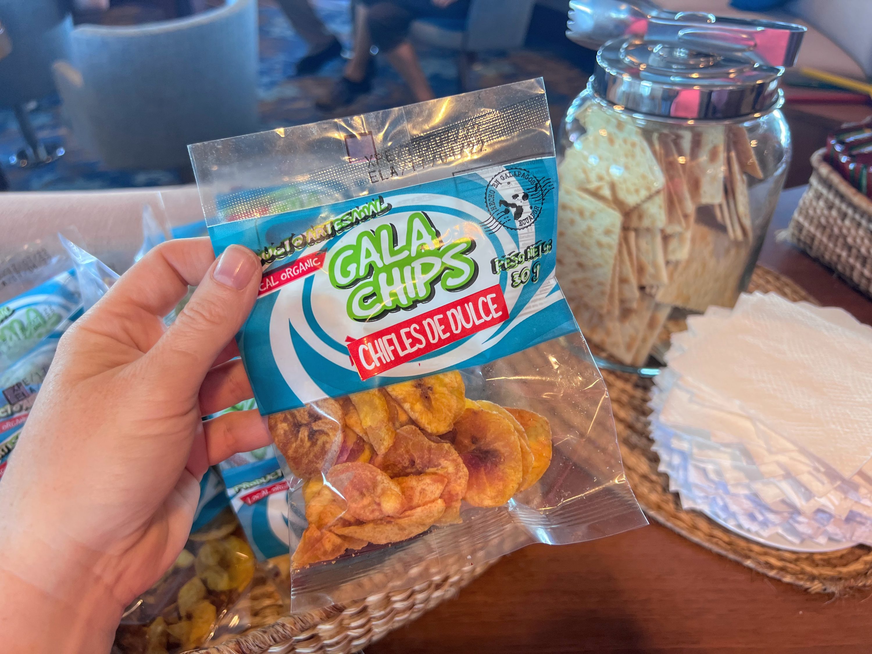 Snacks in the lounge