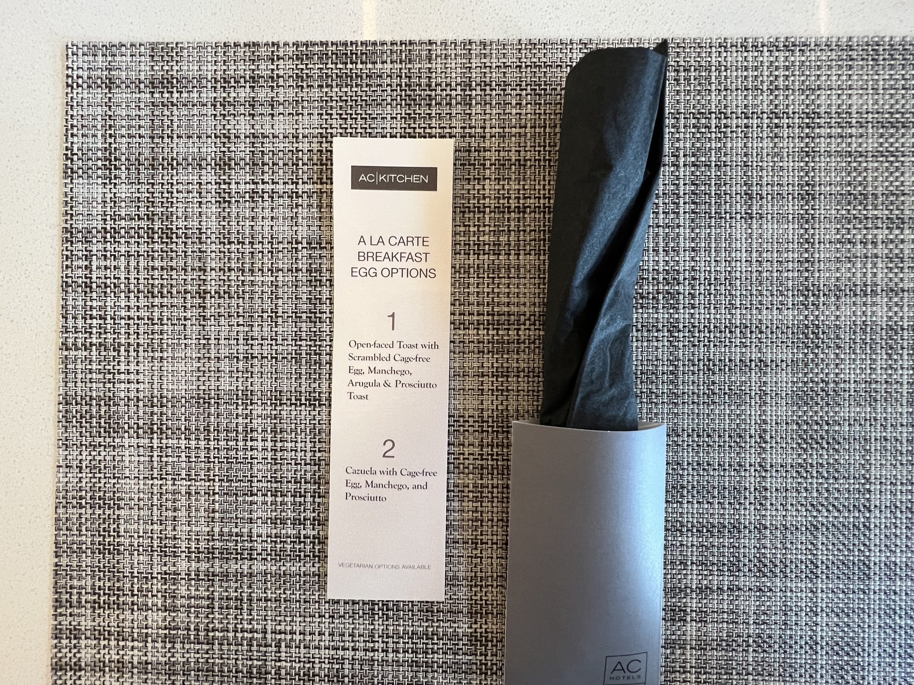 TETRA Hotel Autograph Collection breakfast setting