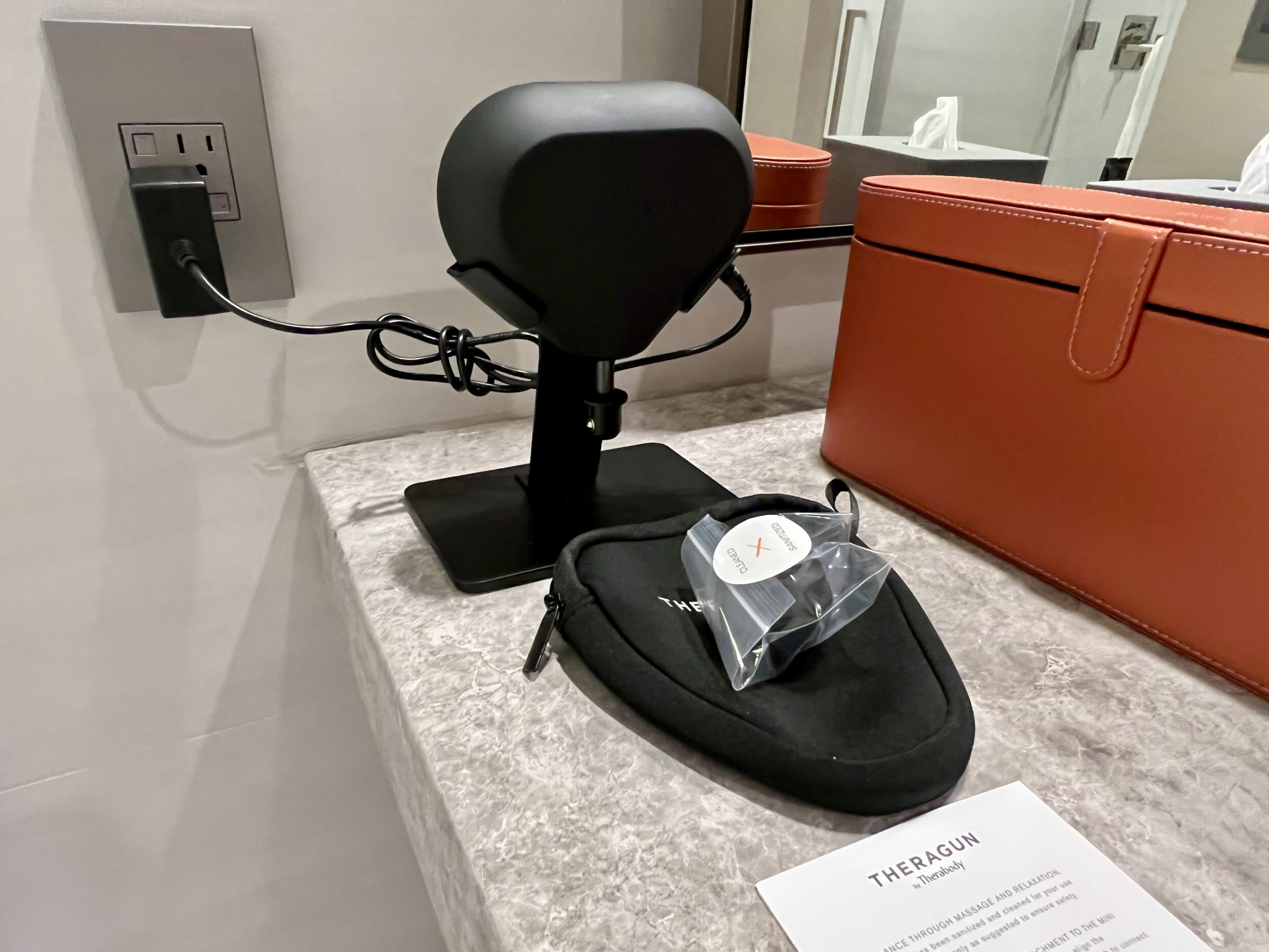 TETRA Hotel Autograph Collection suite Theragun